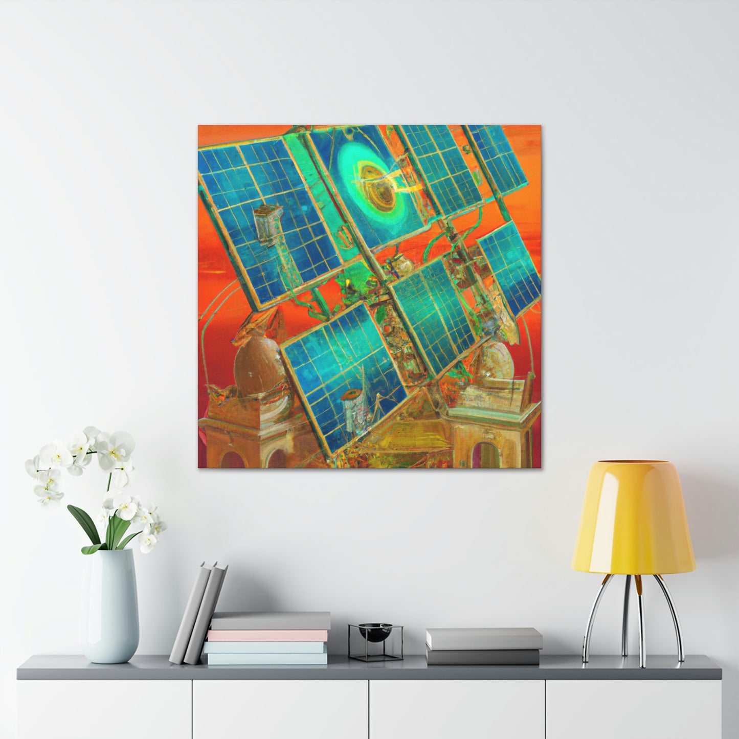 "Electrifying Solar Panel" - Canvas