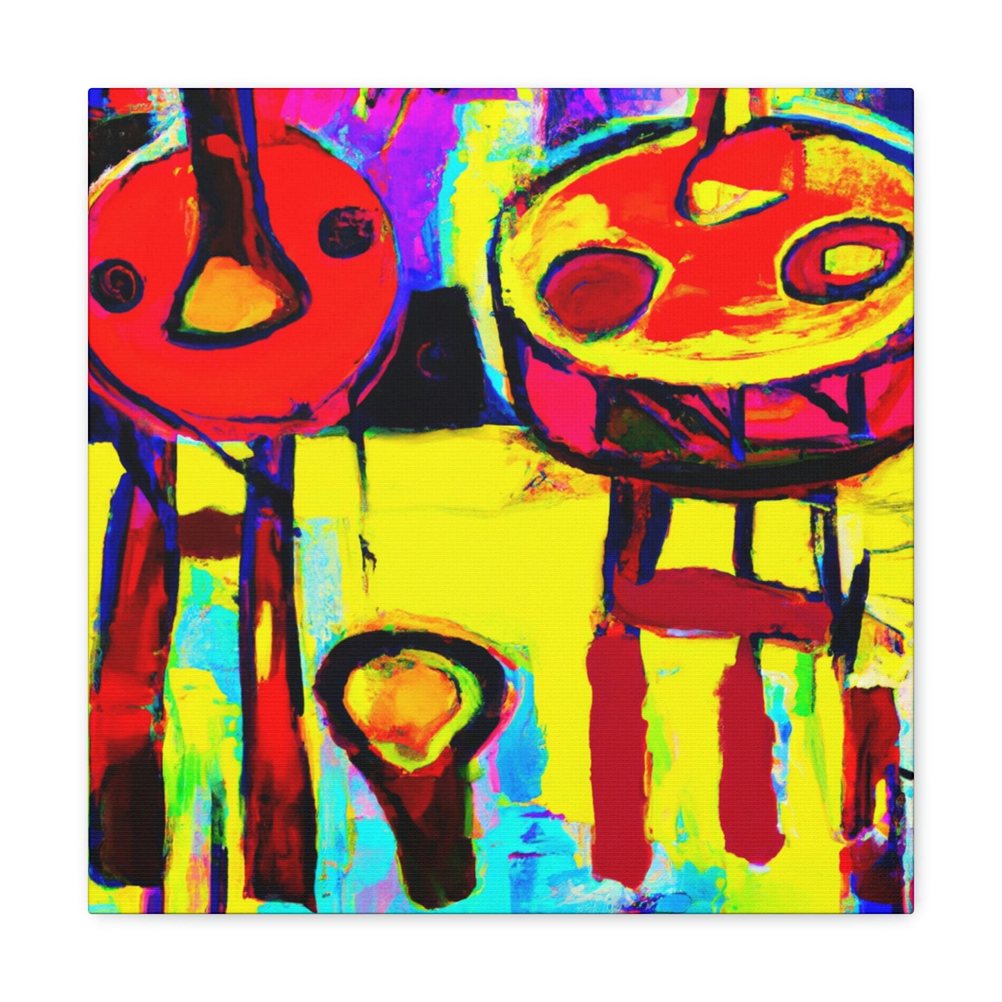 "Bongos in Abstraction" - Canvas