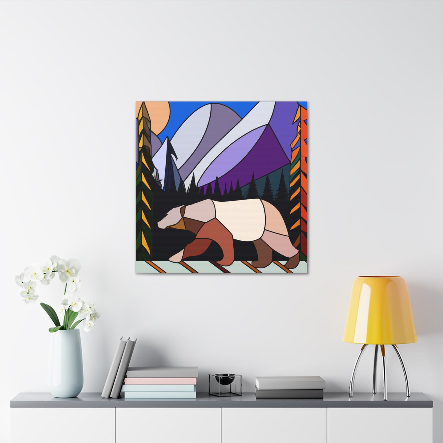 "Bear of Roaring Twenties" - Canvas