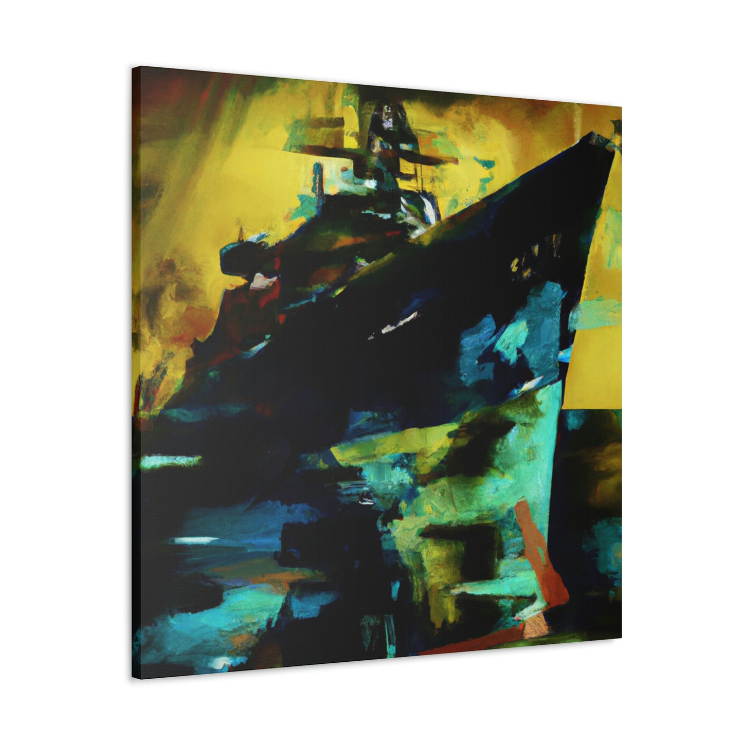 "Battleship at Dawn" - Canvas