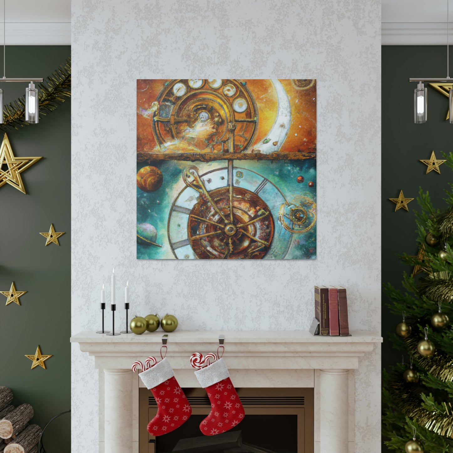 Galaxy Steampunk Dreaming - Canvas