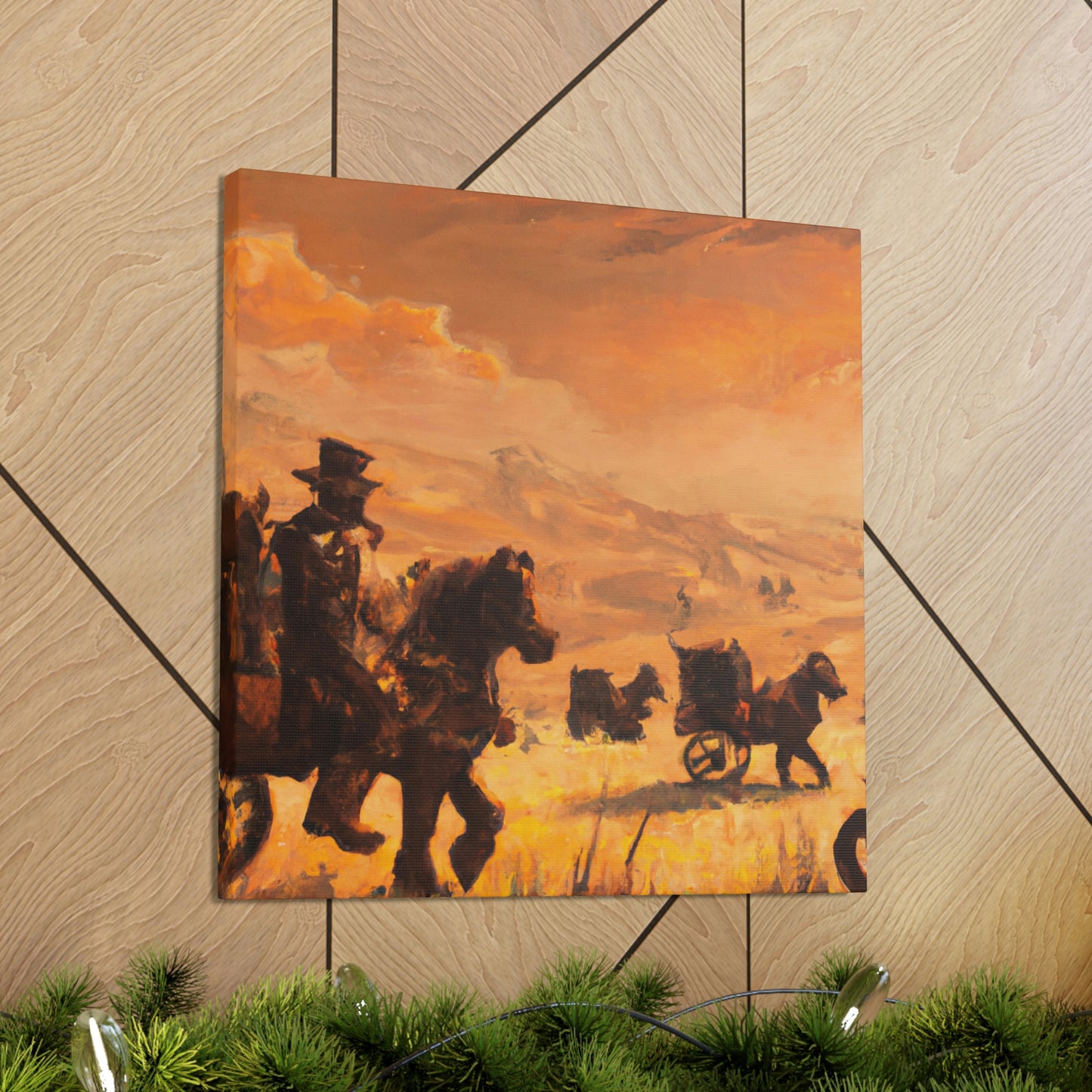 "A Steampunk Grazing". - Canvas