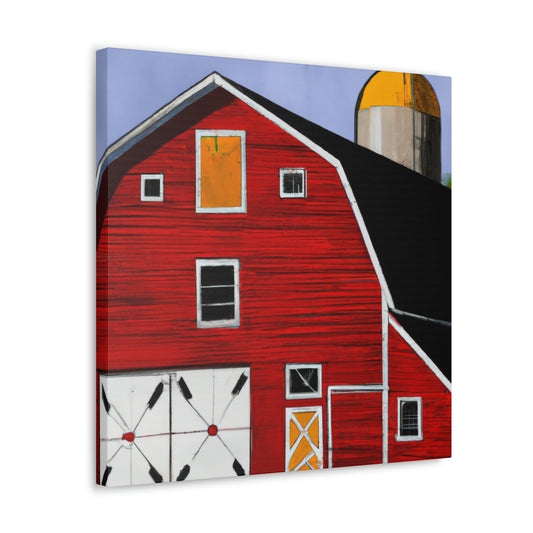 "Barn in the Art Deco" - Canvas