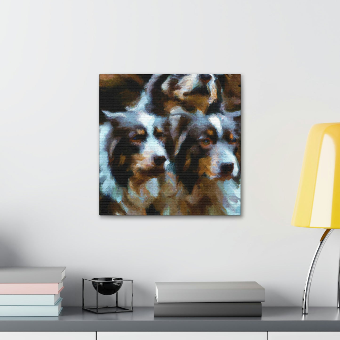 Australian Shepherd Solitude - Canvas