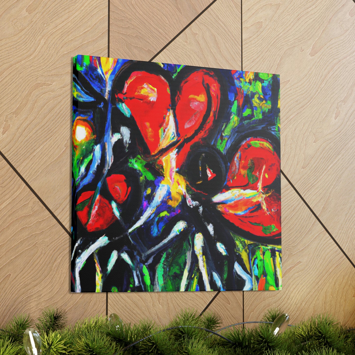 "Love and Fireflies Glow" - Canvas