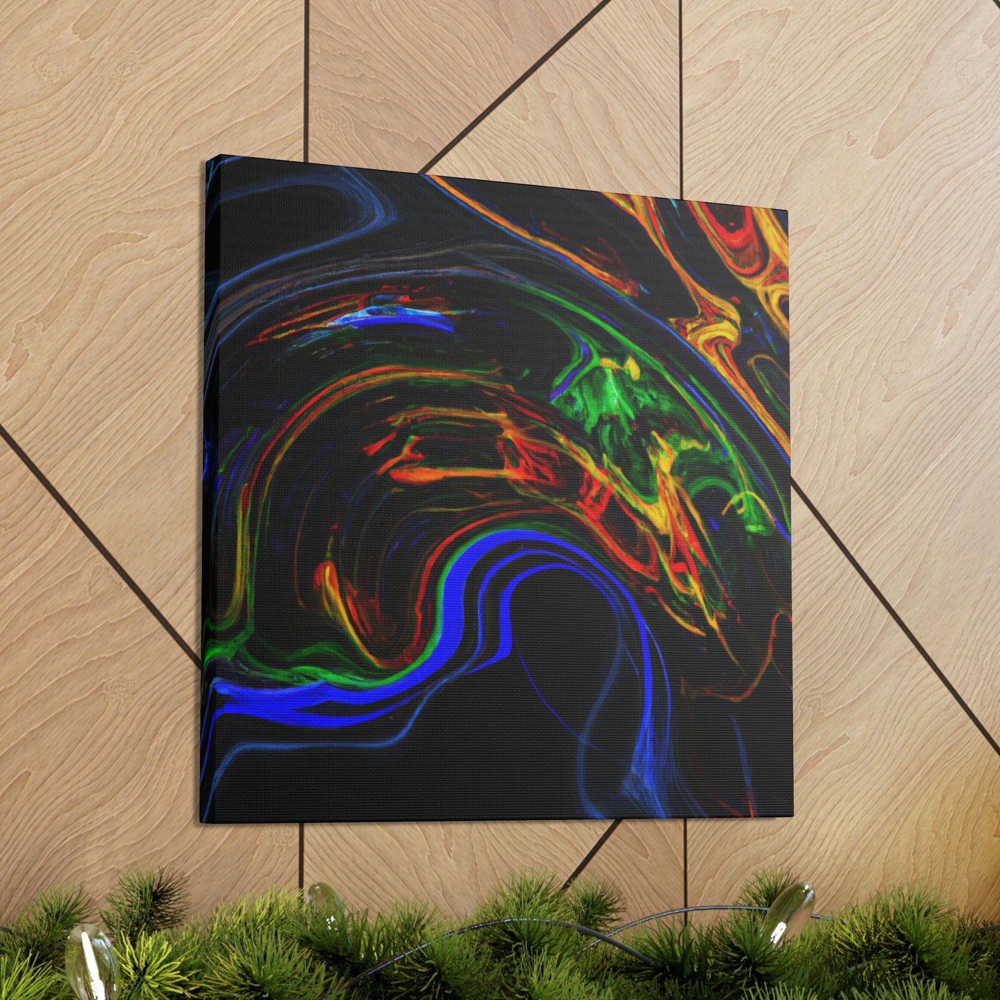 Dawn of Flowing Colors - Canvas