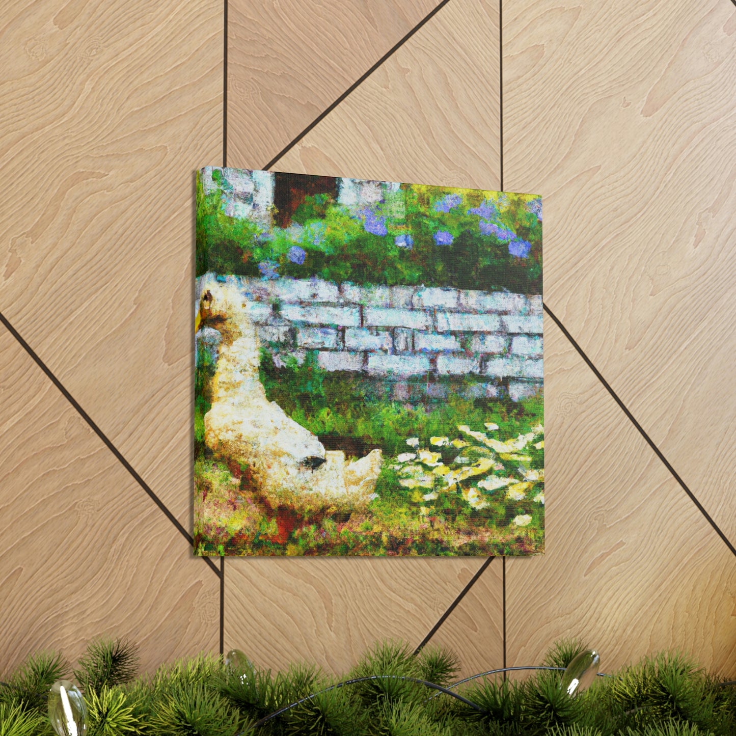 "Quacking by the Water" - Canvas