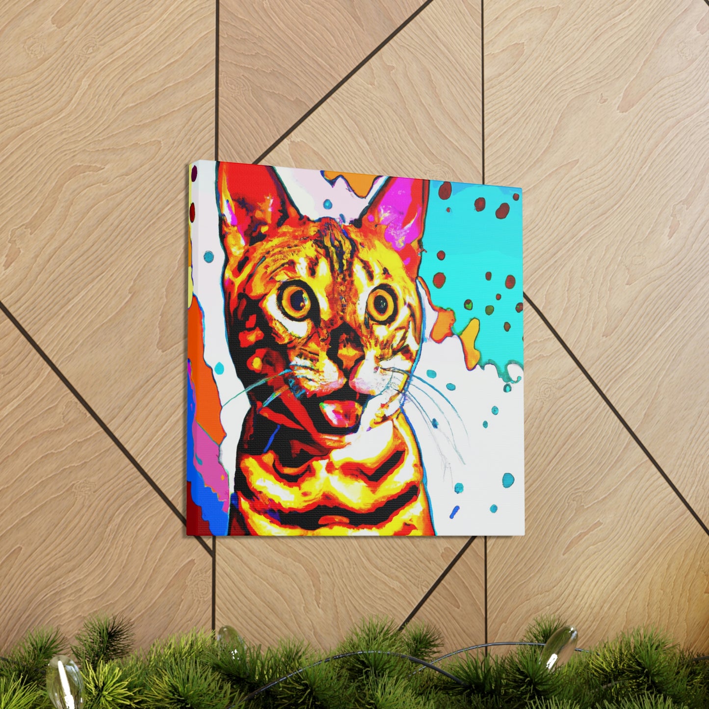 Bengal in Pop Art - Canvas