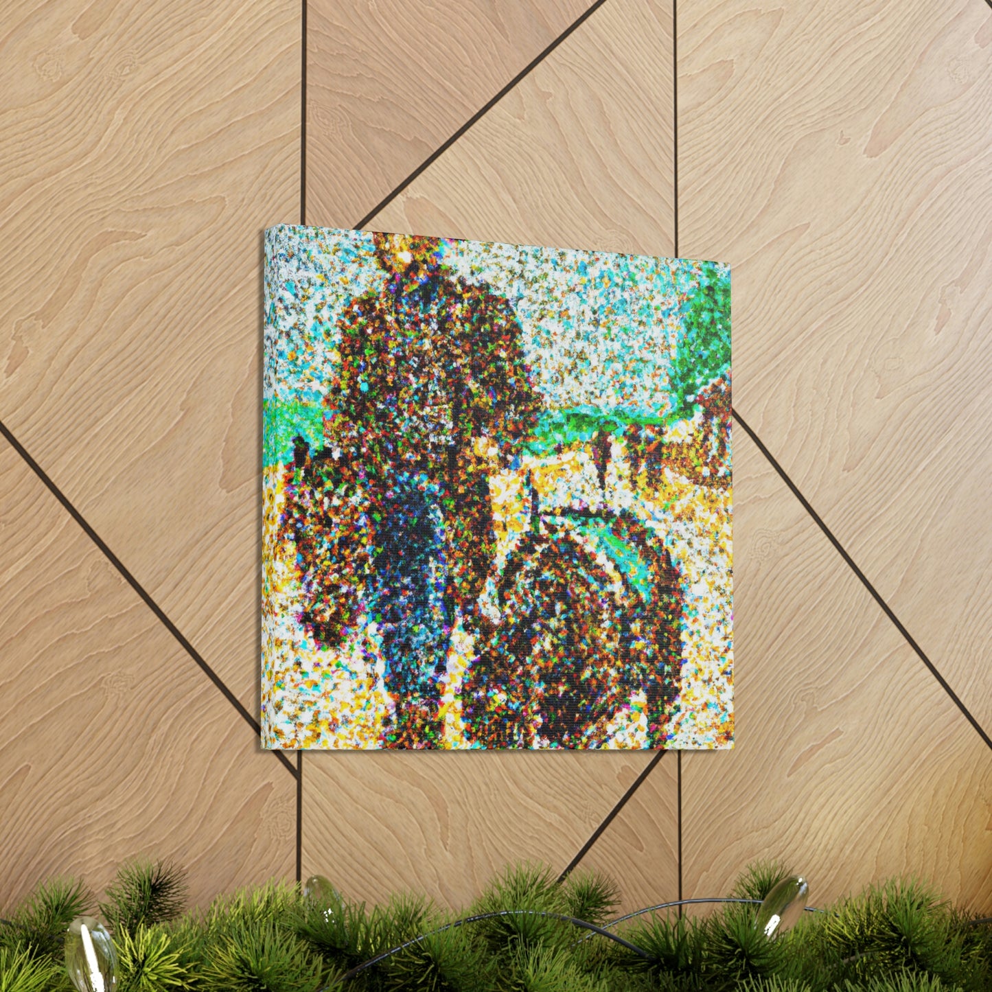 Frontier Town Mosaic - Canvas