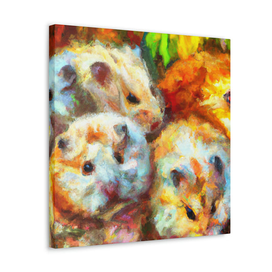 Hamsters In Impressionism - Canvas