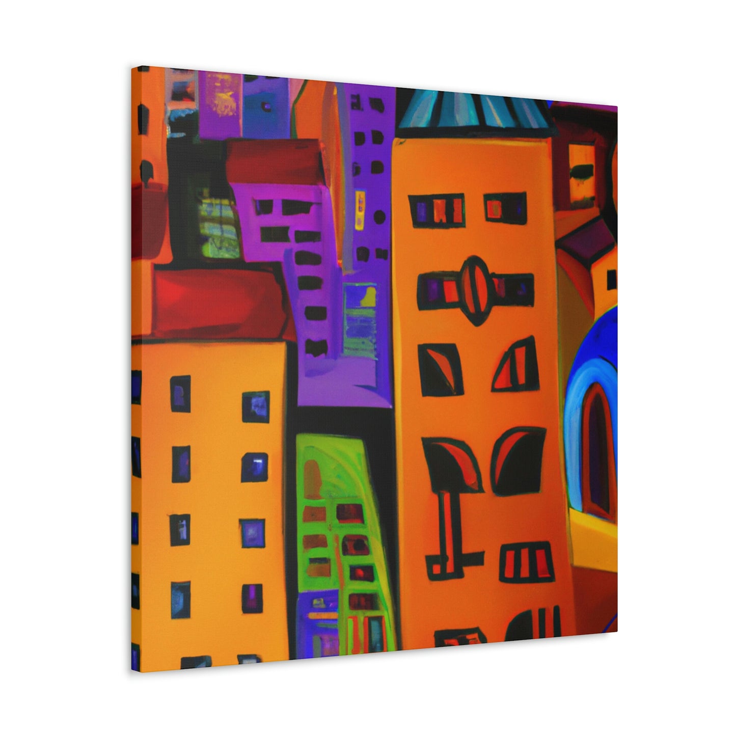 "Deco Dream Fauvist" - Canvas