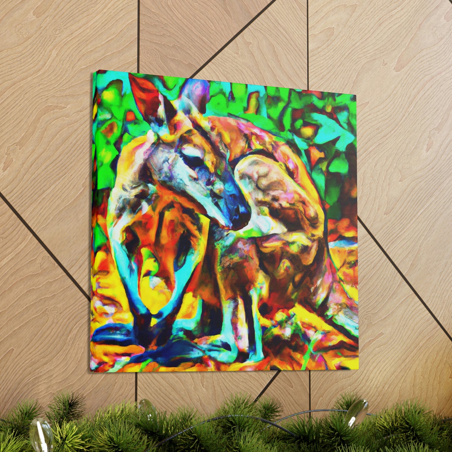 Wallaby in the Wild - Canvas