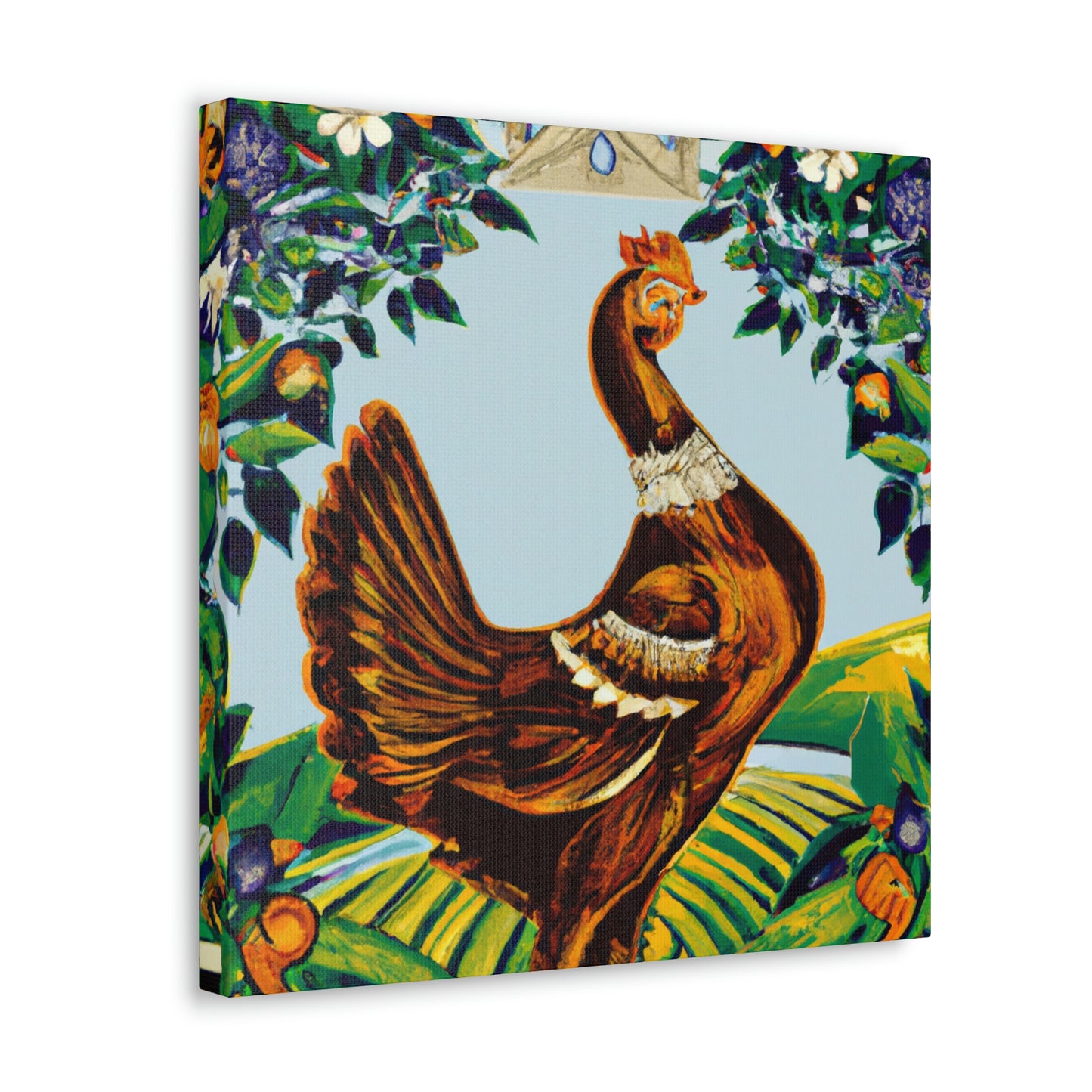 Hen at Dawn Goddess - Canvas