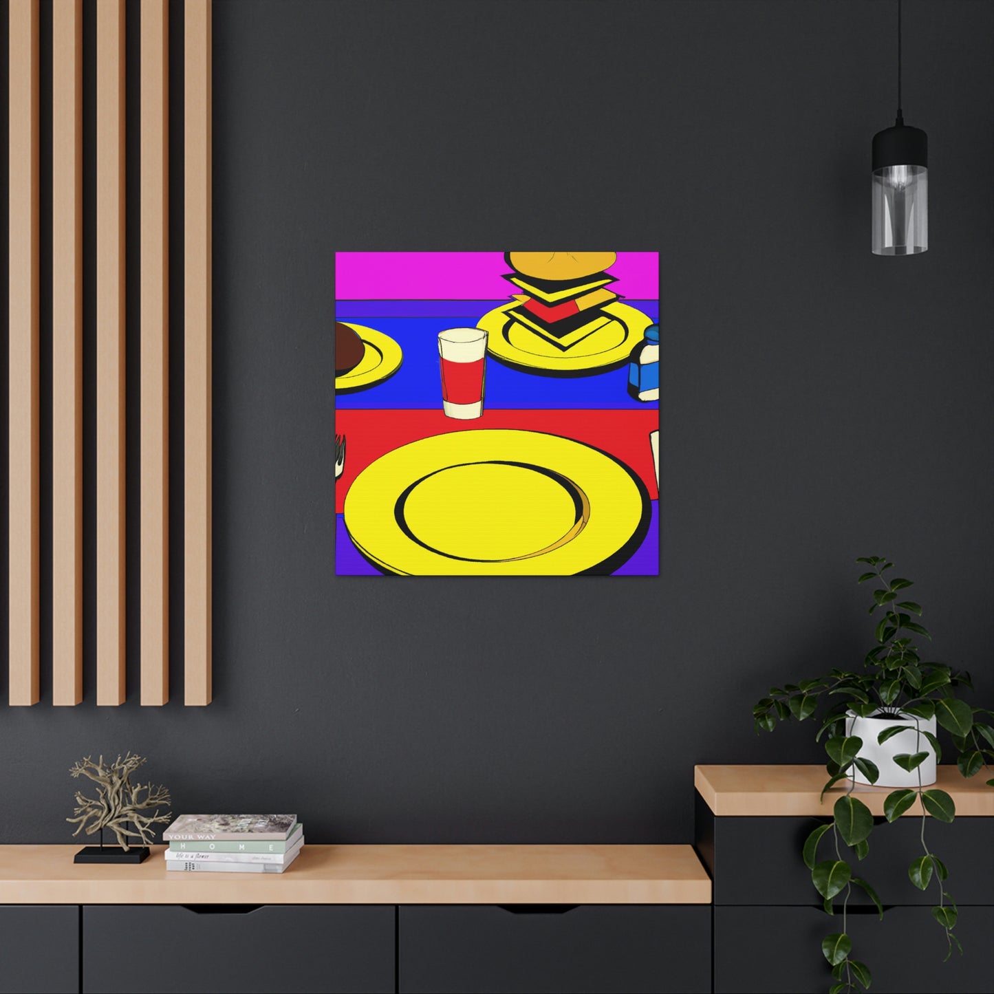 Dining in Pop Art - Canvas