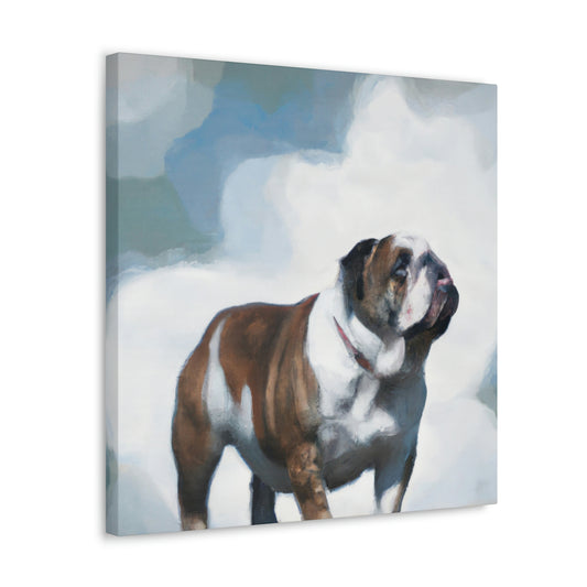 "English Bulldog Simplicity" - Canvas