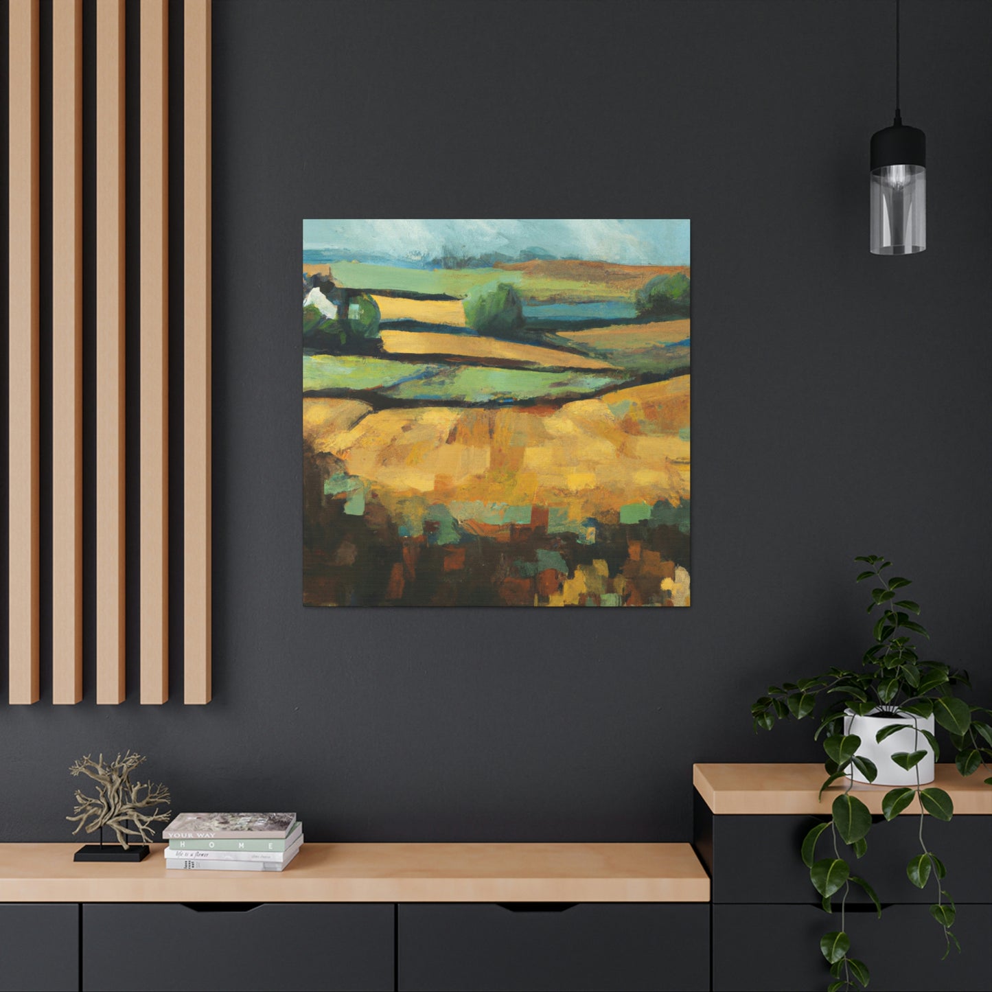 Harvesting Crop Fields - Canvas