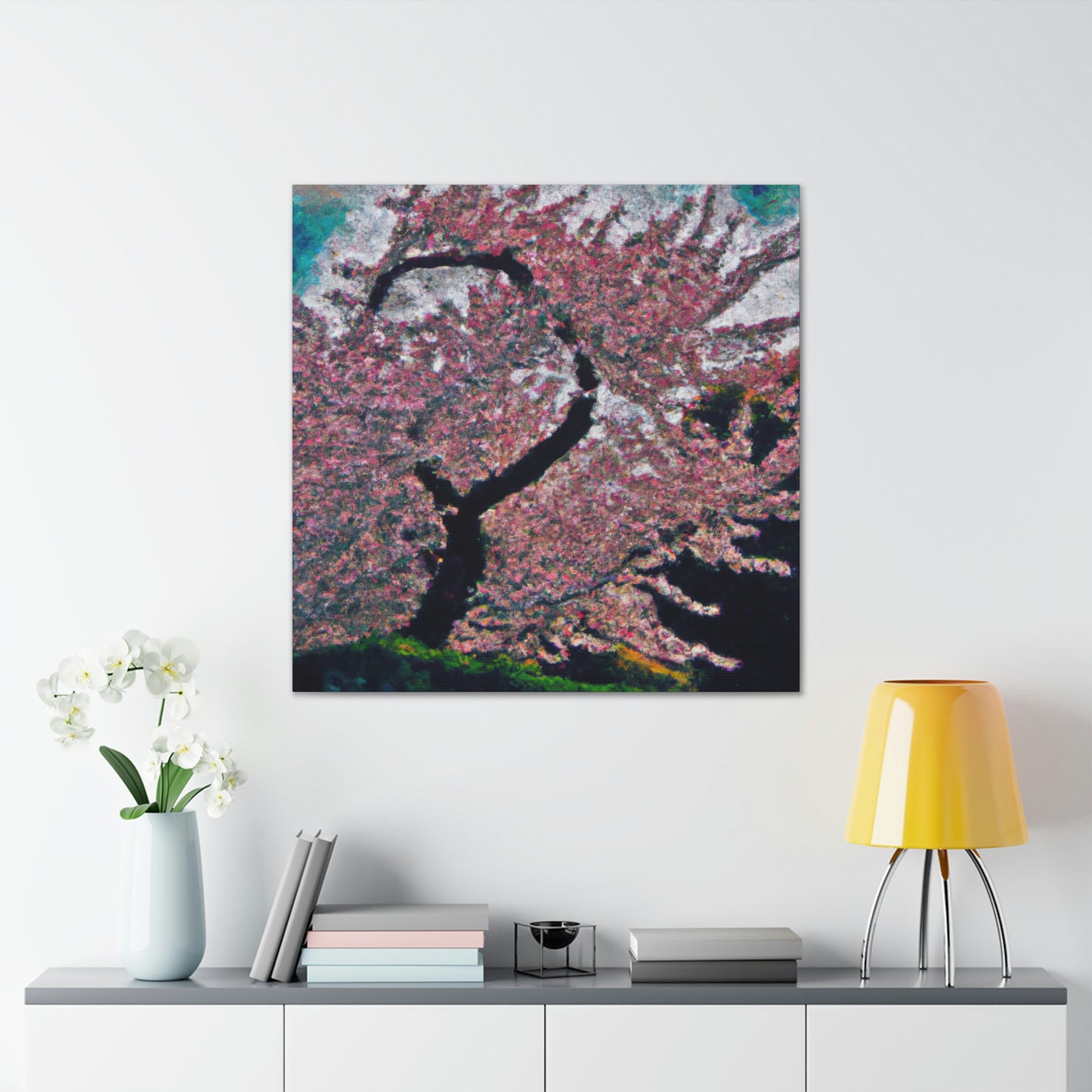 Cherry Blossom Reflection - Canvas