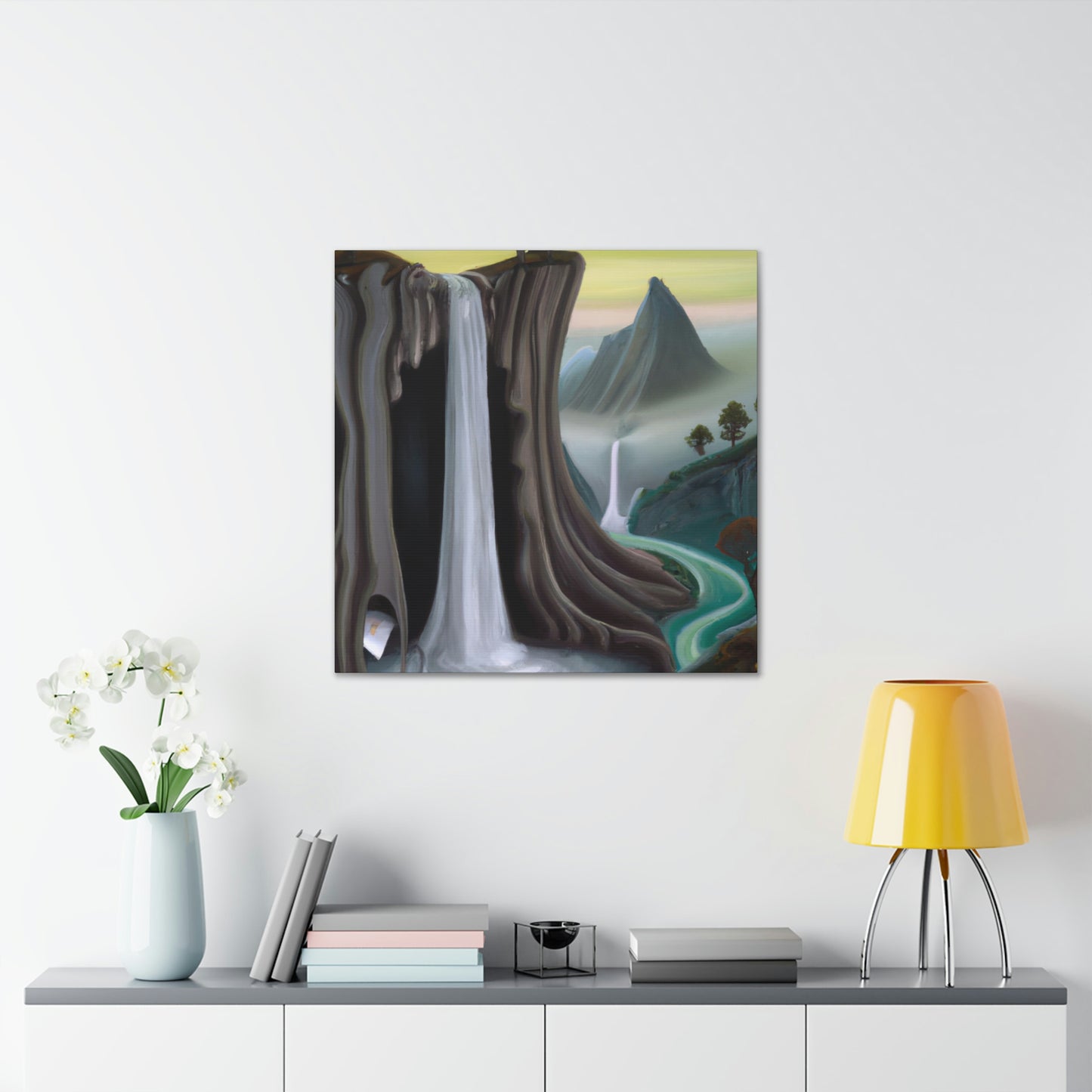 Escape the Waterfall Dream - Canvas