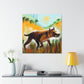 Tasmanian Tiger Reflection - Canvas