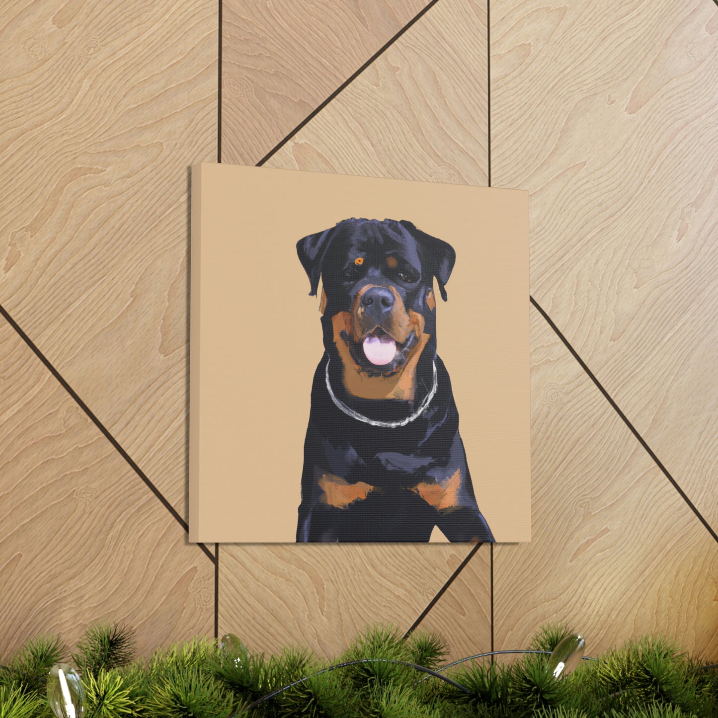 "Rottweiler in Simplicity" - Canvas