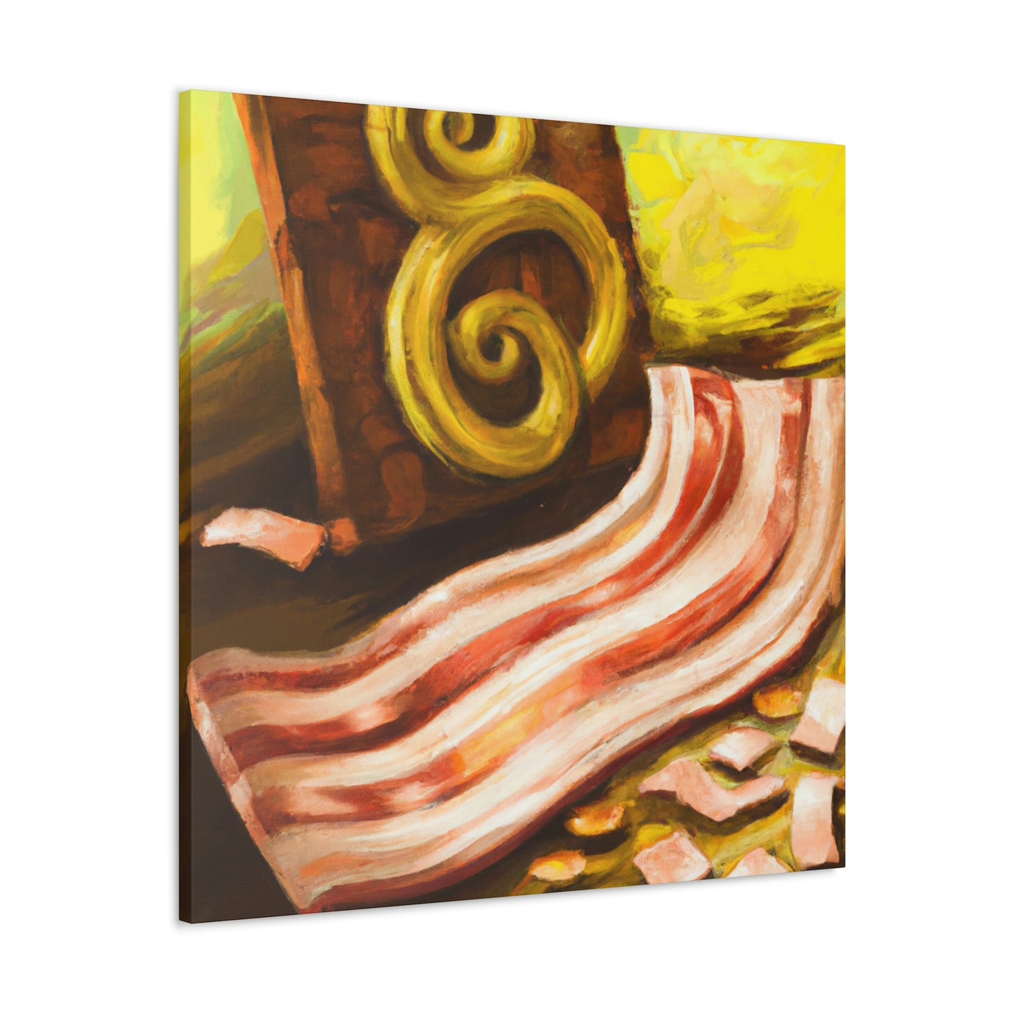 "Bacon In Steampunk Times" - Canvas