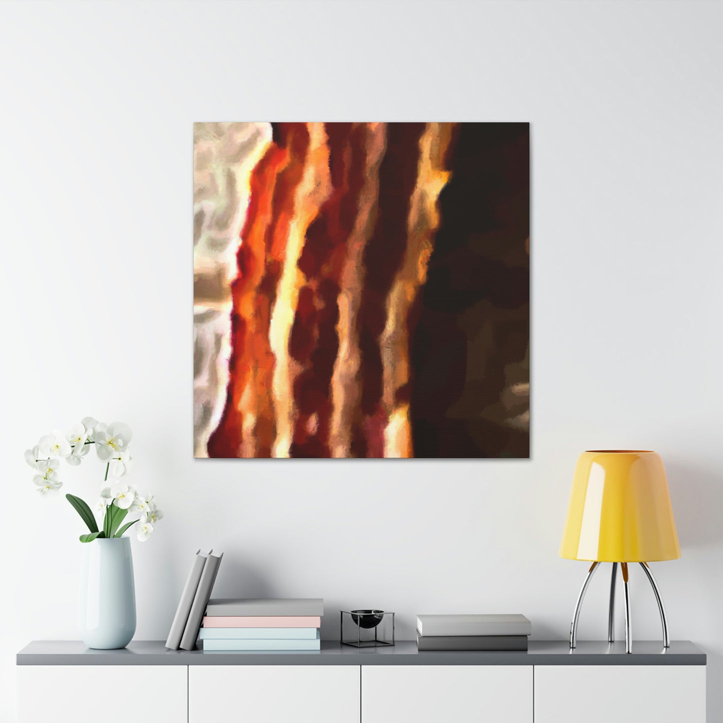 "Sizzling Bacon Delight" - Canvas