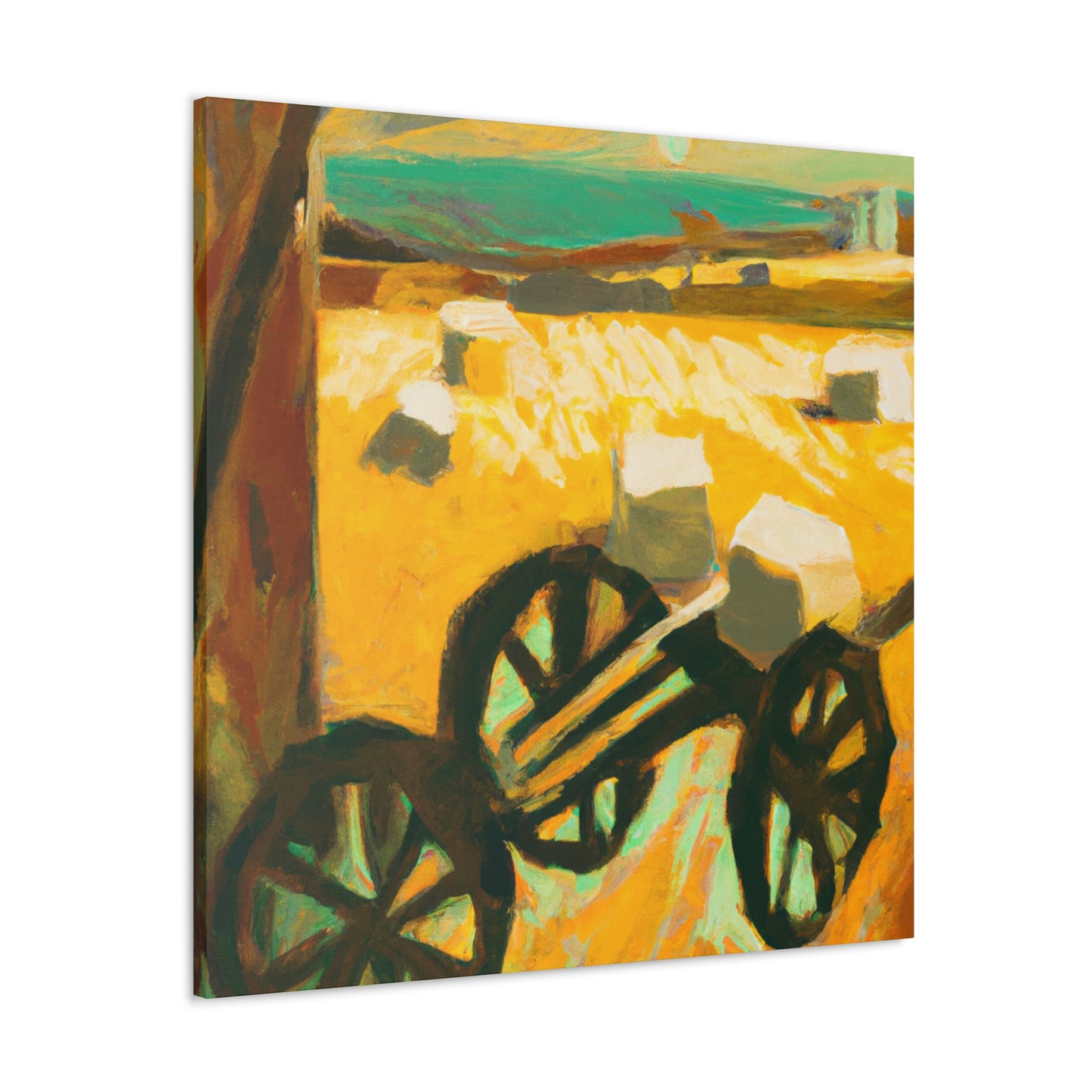 "Hay Wagon's Art Deco". - Canvas