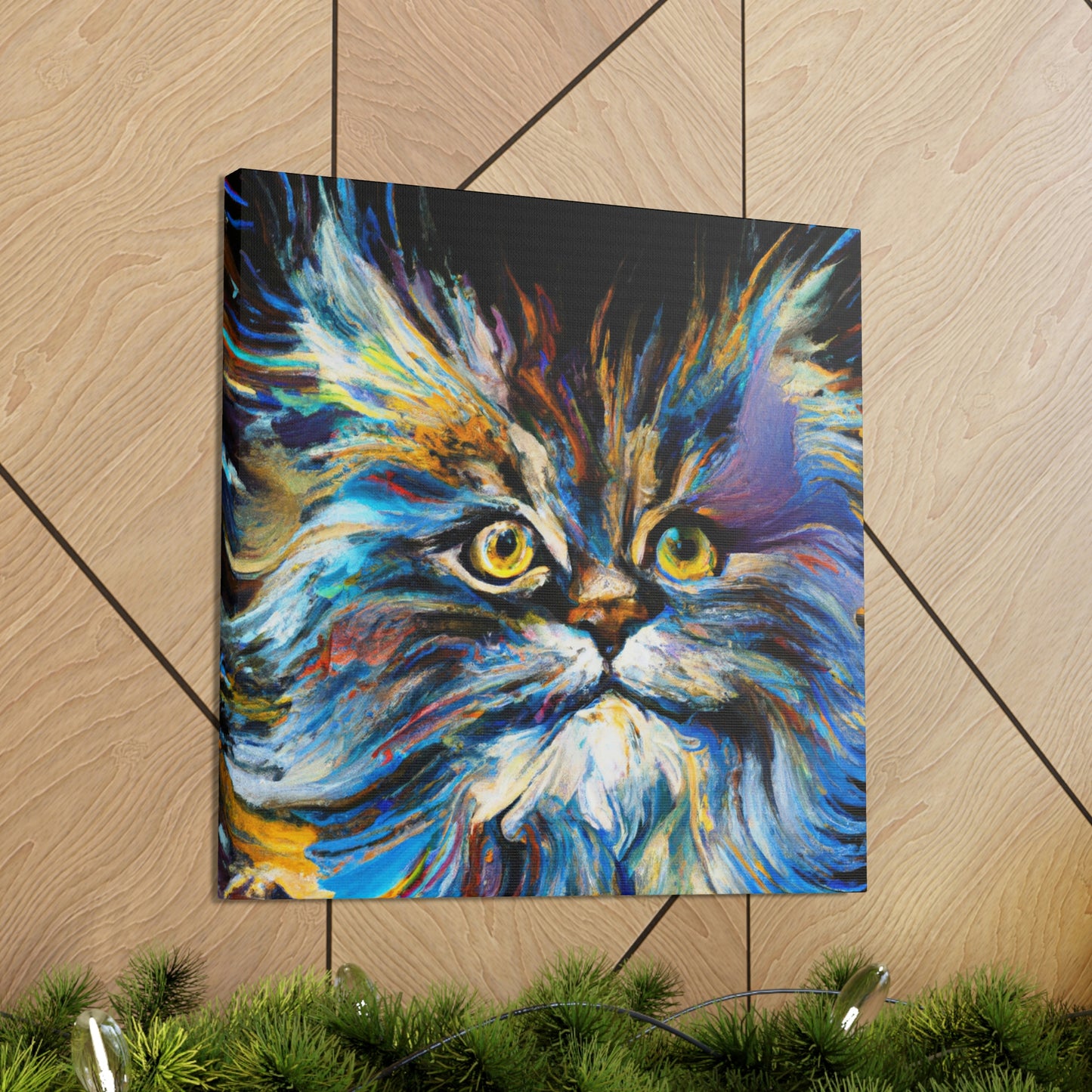 Maine Coon Expressionism - Canvas