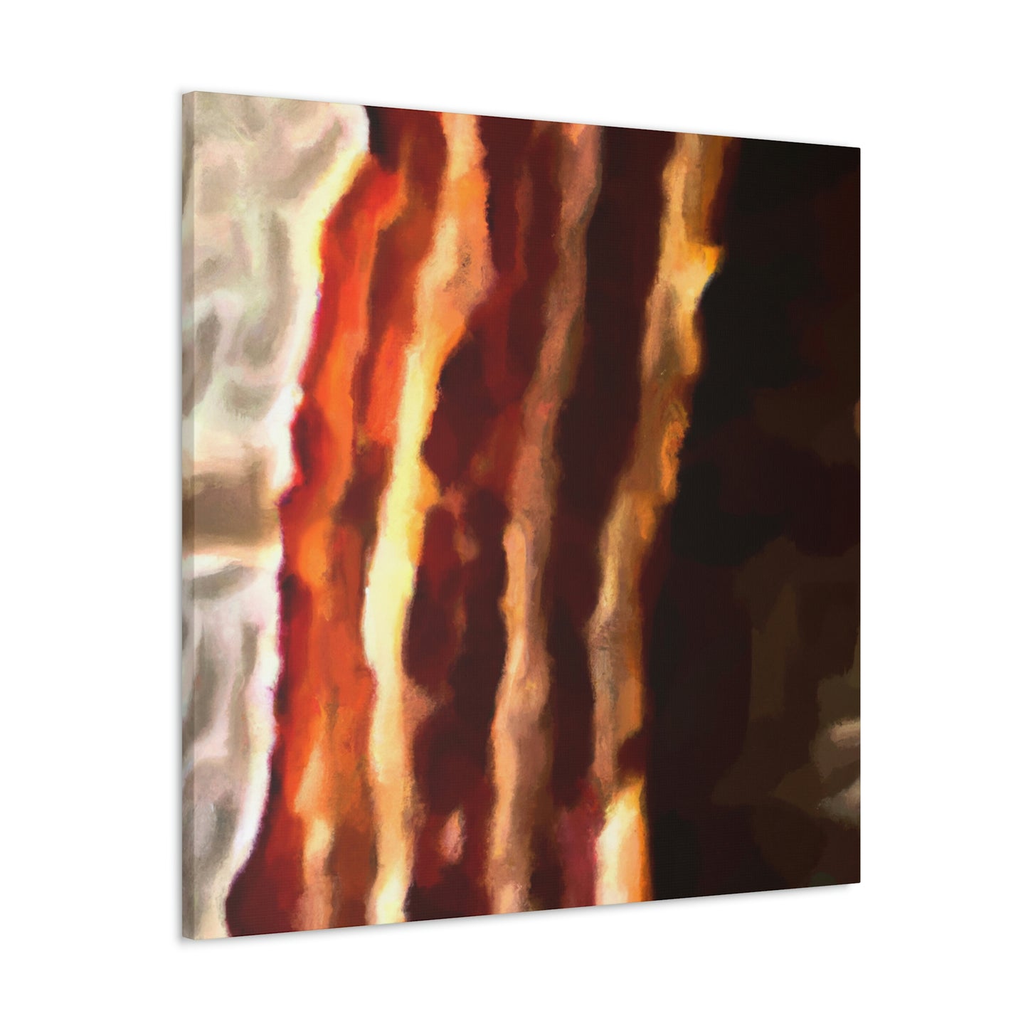 "Sizzling Bacon Delight" - Canvas