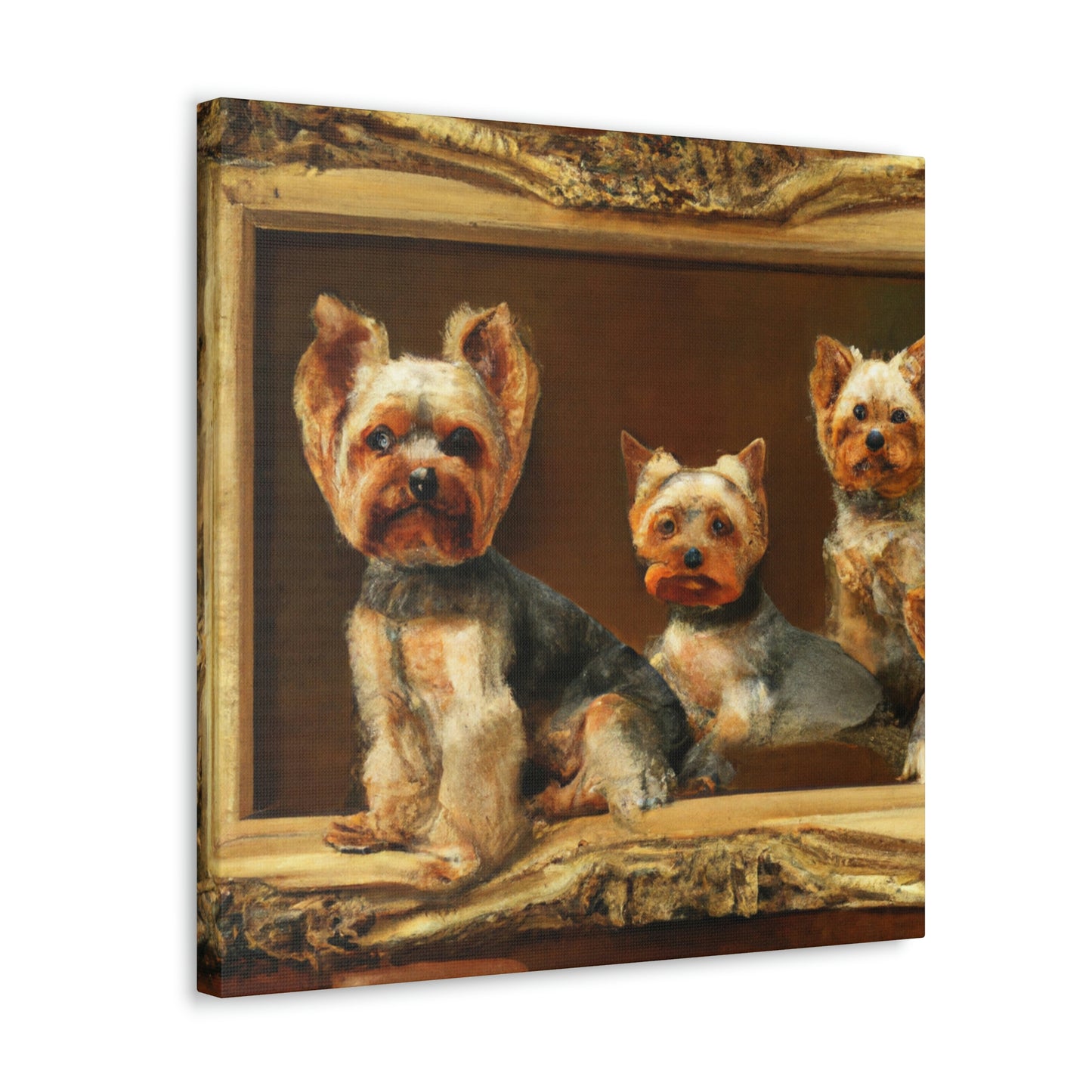 Yorkshire Terrier Symmetry - Canvas