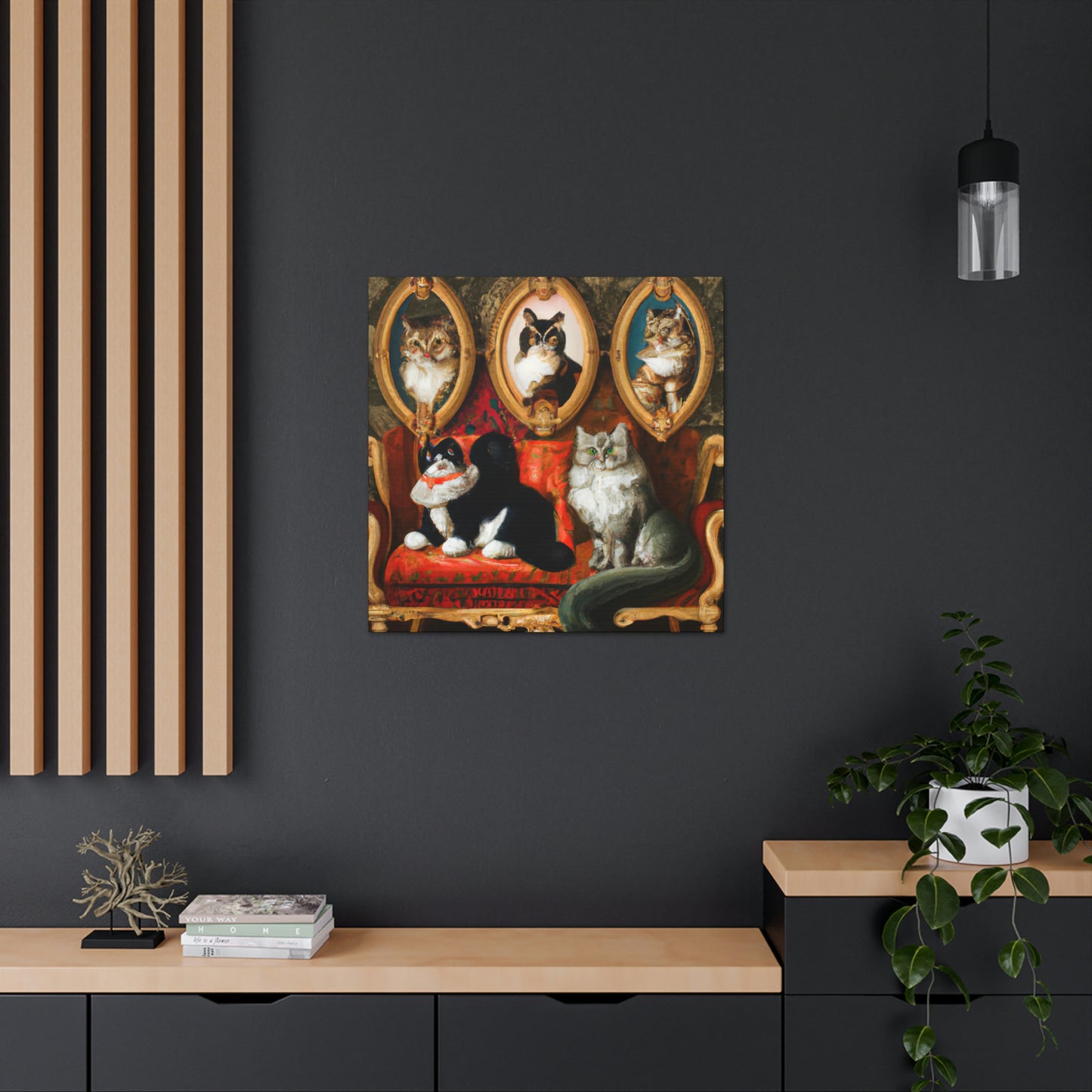 Cats in Splendor - Canvas