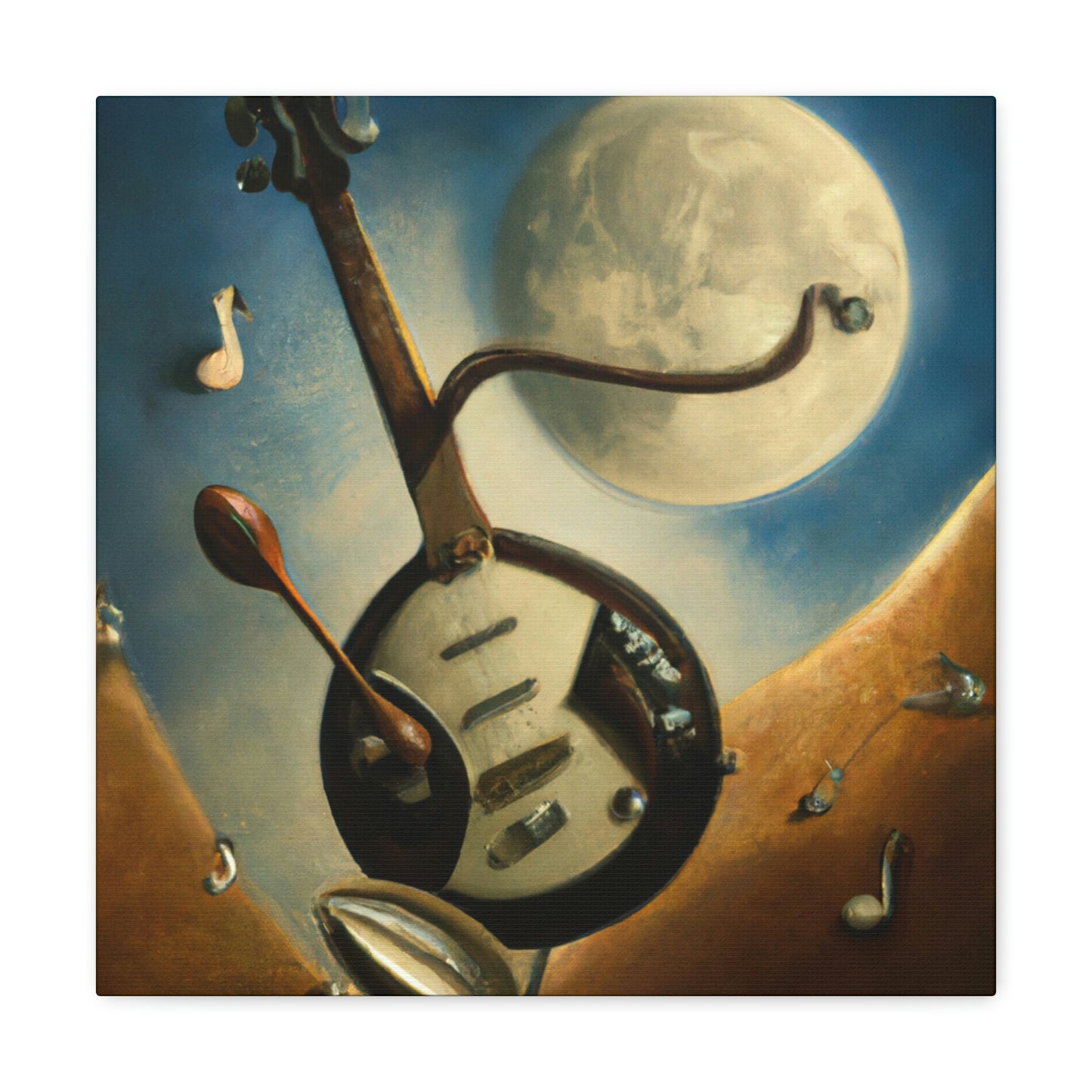 Banjo in Dreamland - Canvas