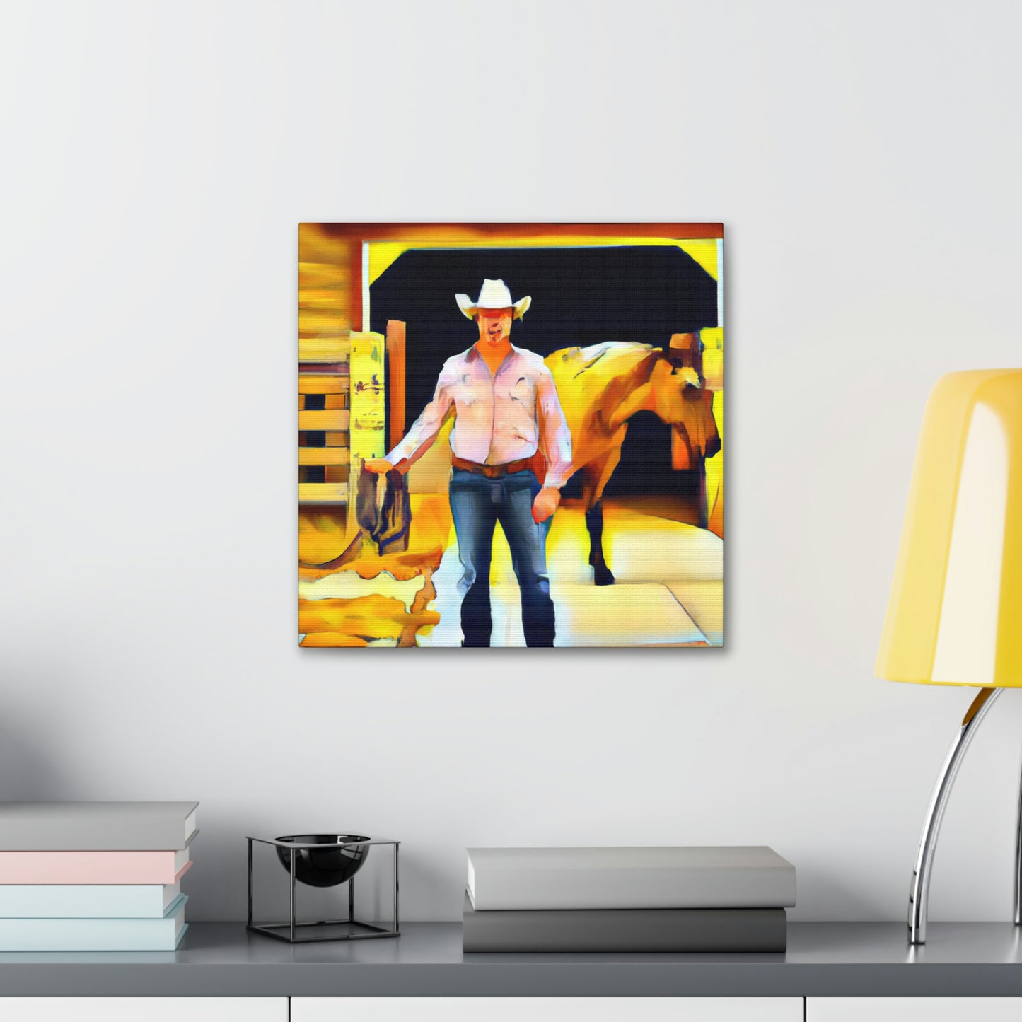 Barnyard Digital Masterpiece - Canvas