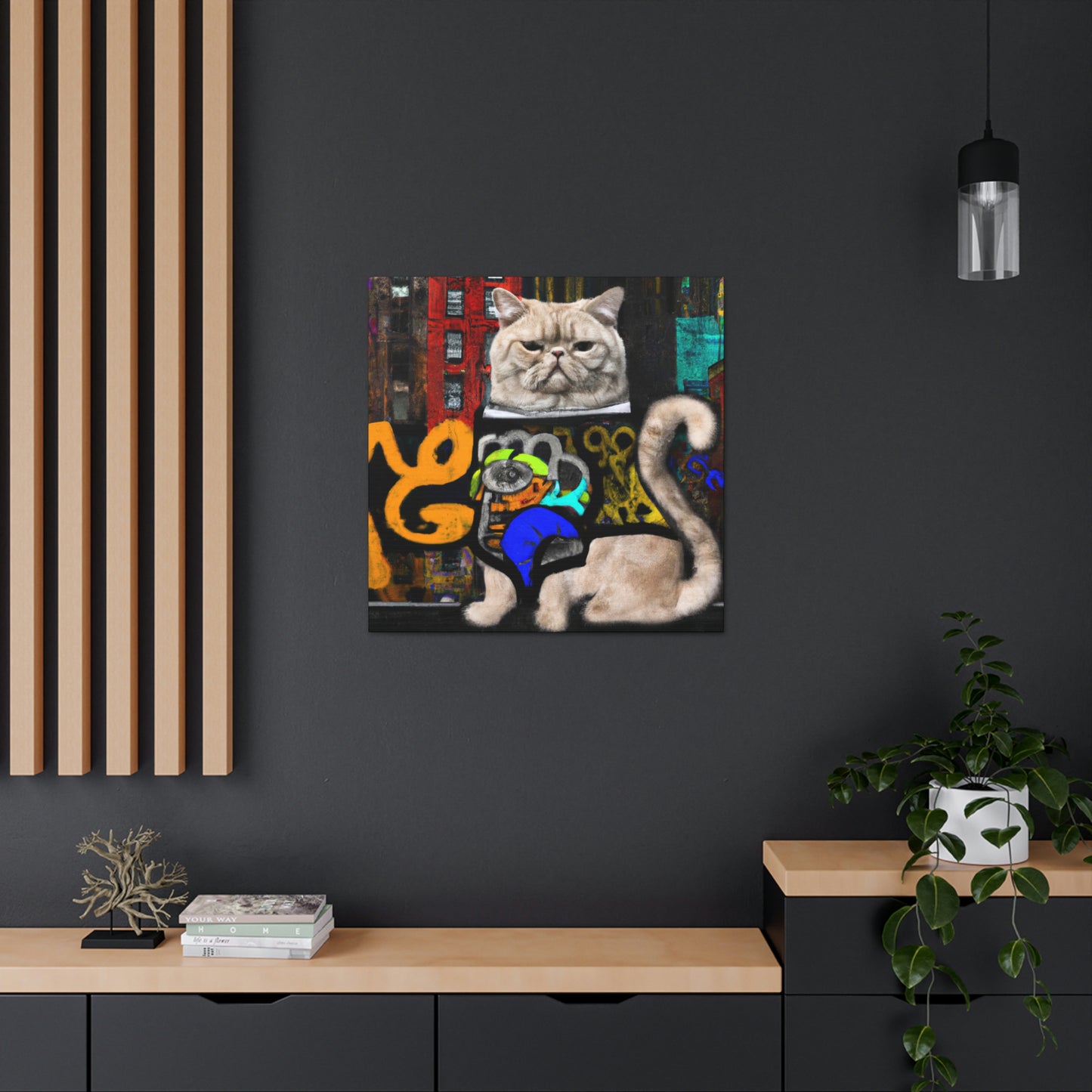 Kitty in Splendour - Canvas