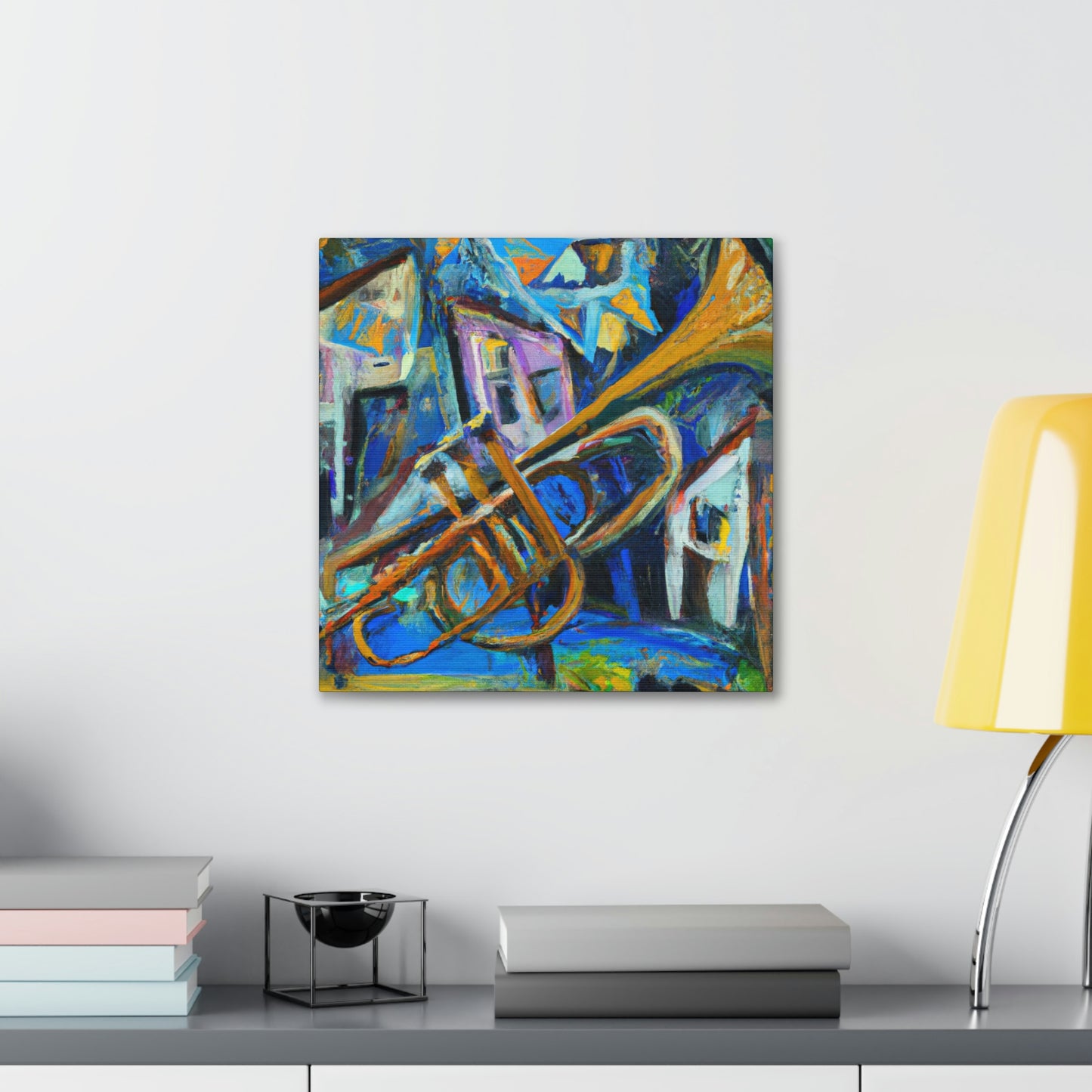 Serenading Trumpet Melody - Canvas