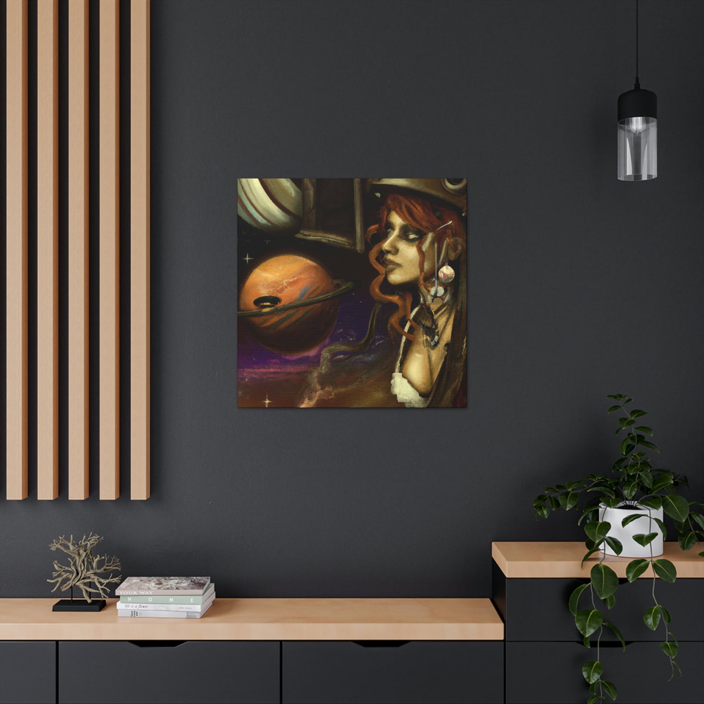 Venus in CogsDress - Canvas