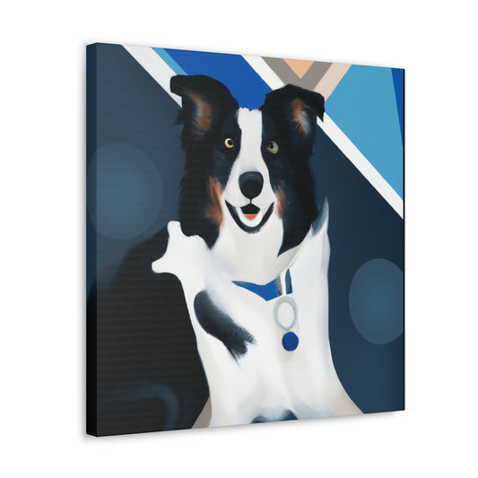 Border Collie Brilliance - Canvas