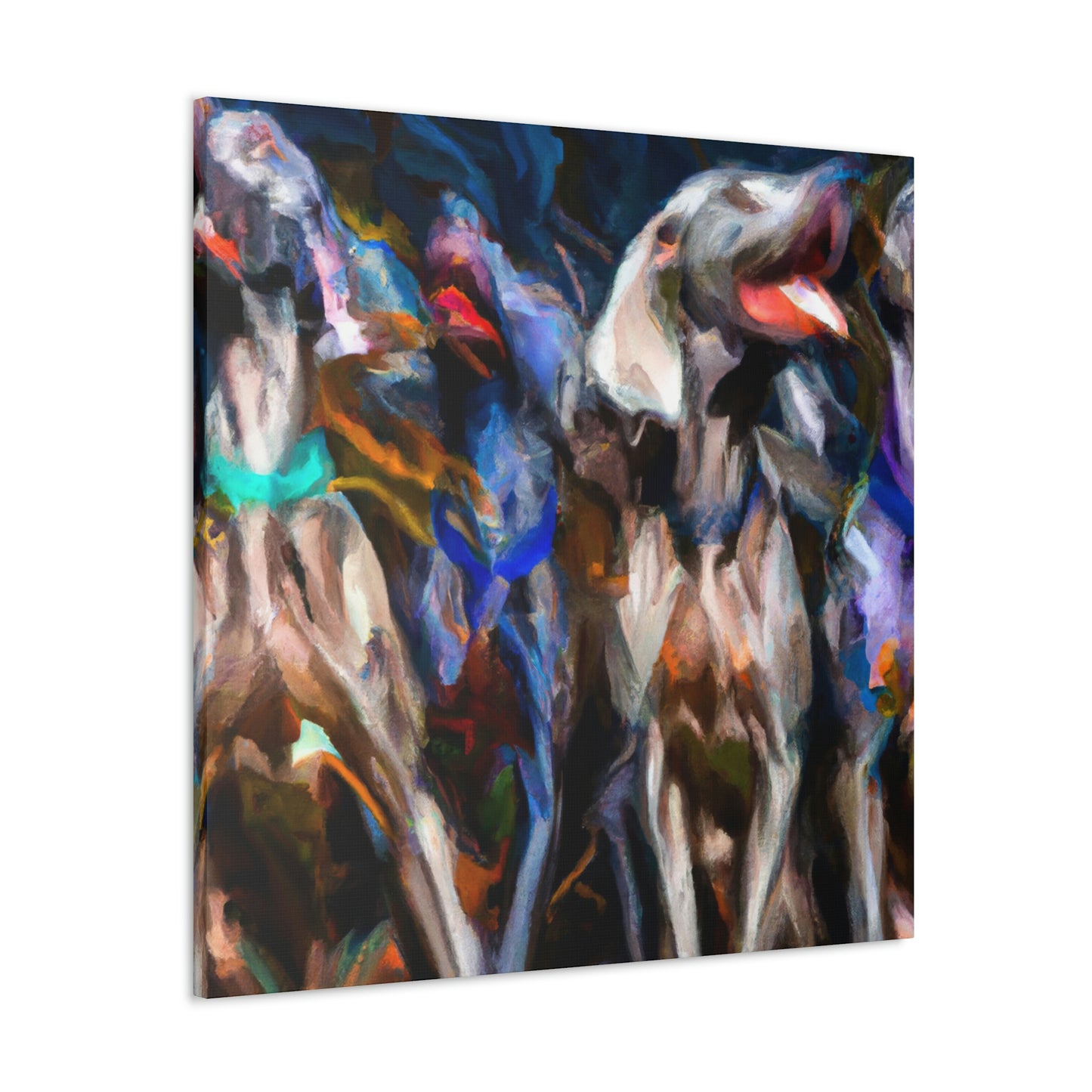 Weimaraner Wonderment - Canvas