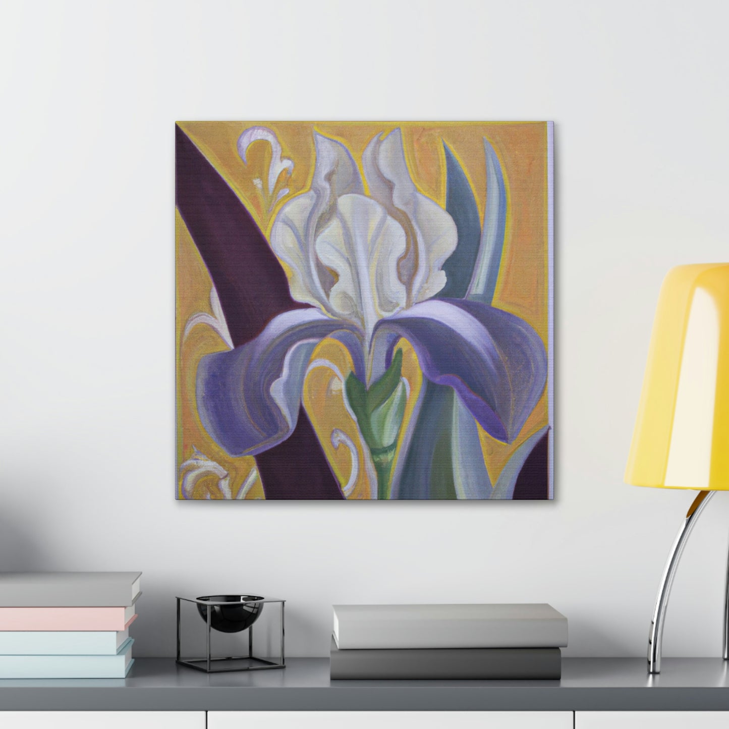 "Iris' Stylized Splendor" - Canvas