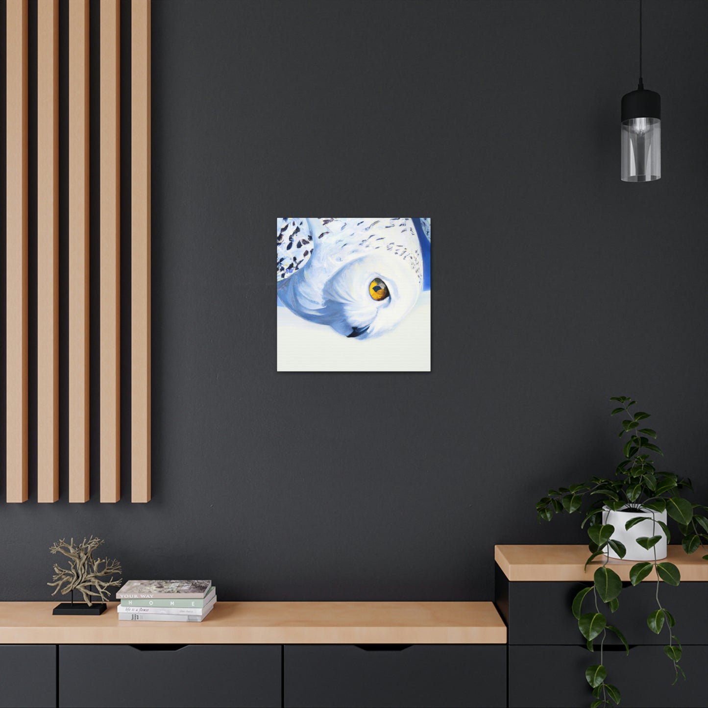 Snowy Owl Splendor - Canvas