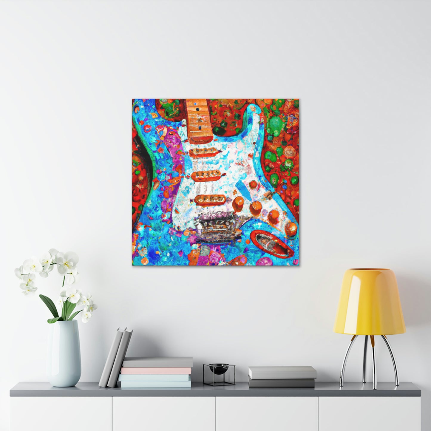 Fender's Expressionistic Vision - Canvas