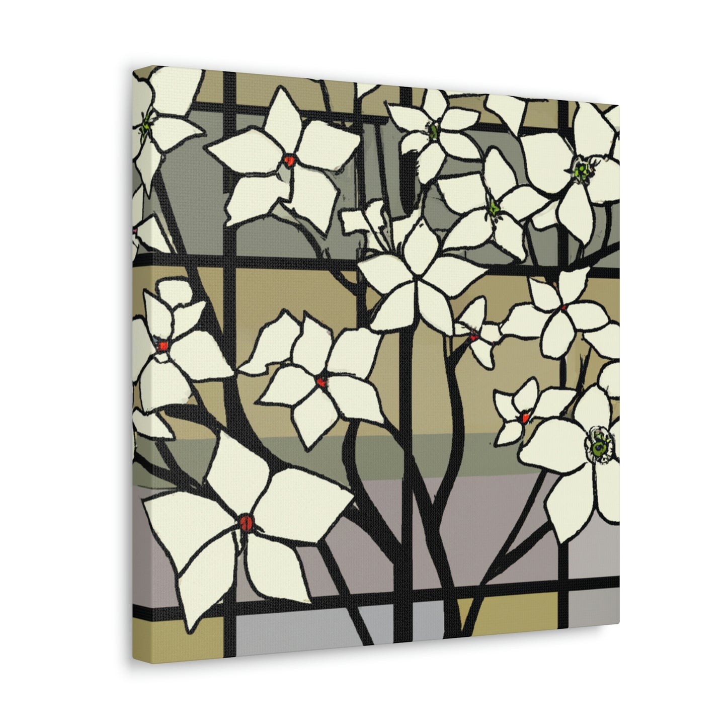 "Spear of Dogwood Blossoms" - Canvas