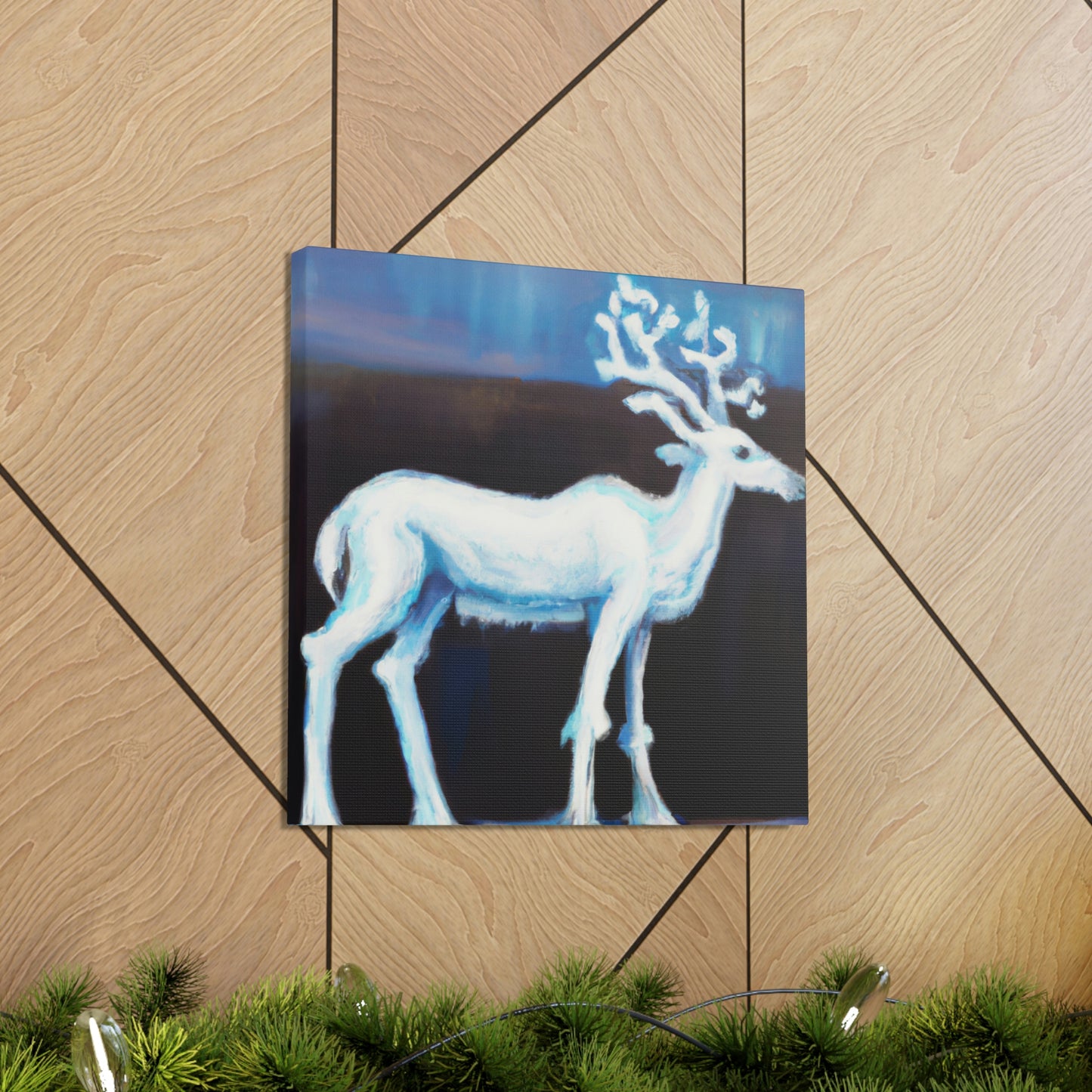 "Reindeer at Dusk' - Canvas