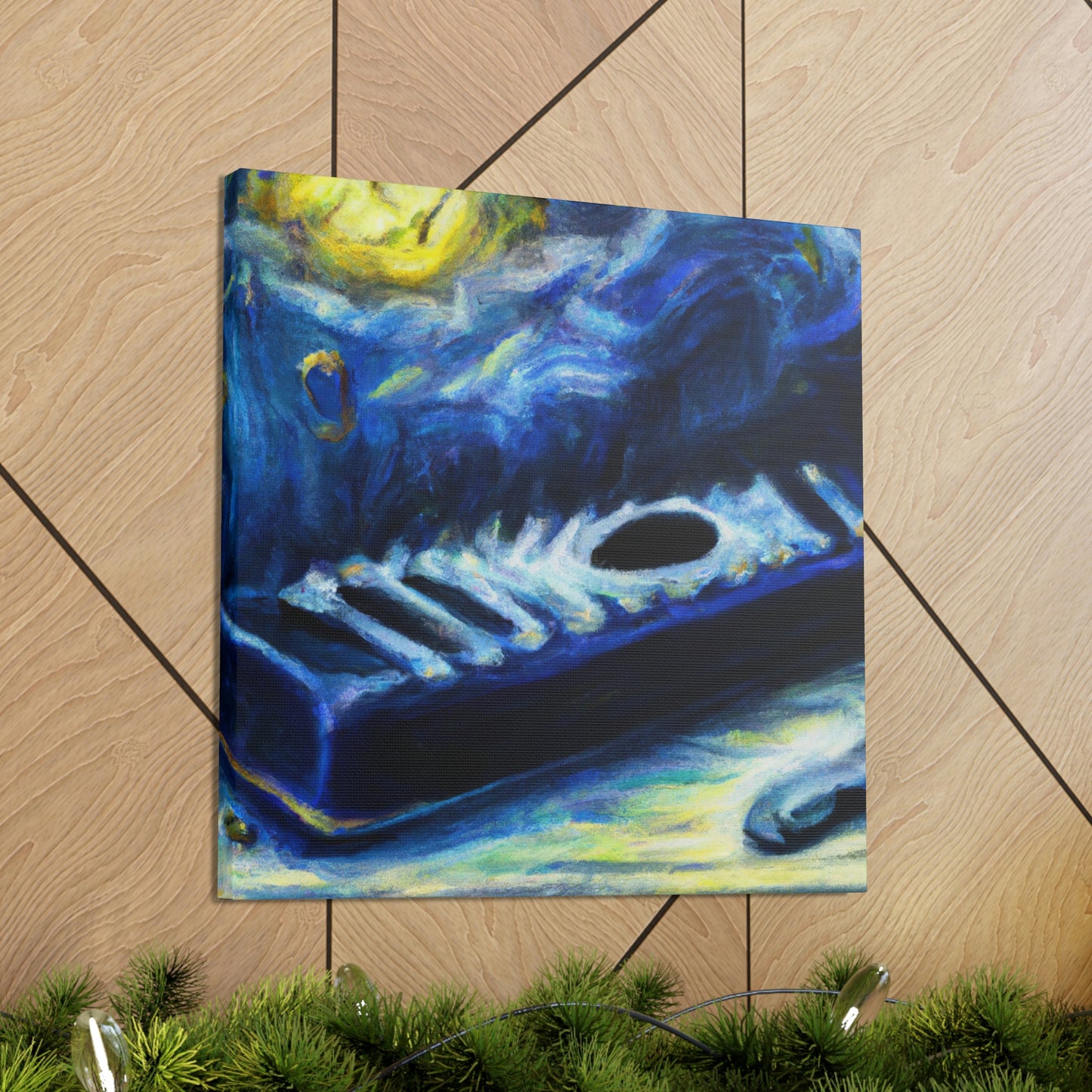 "Harmonious Harmonica Hues" - Canvas