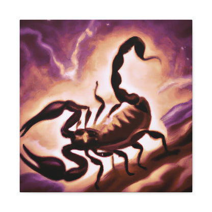 Scorpion Art Deco - Canvas