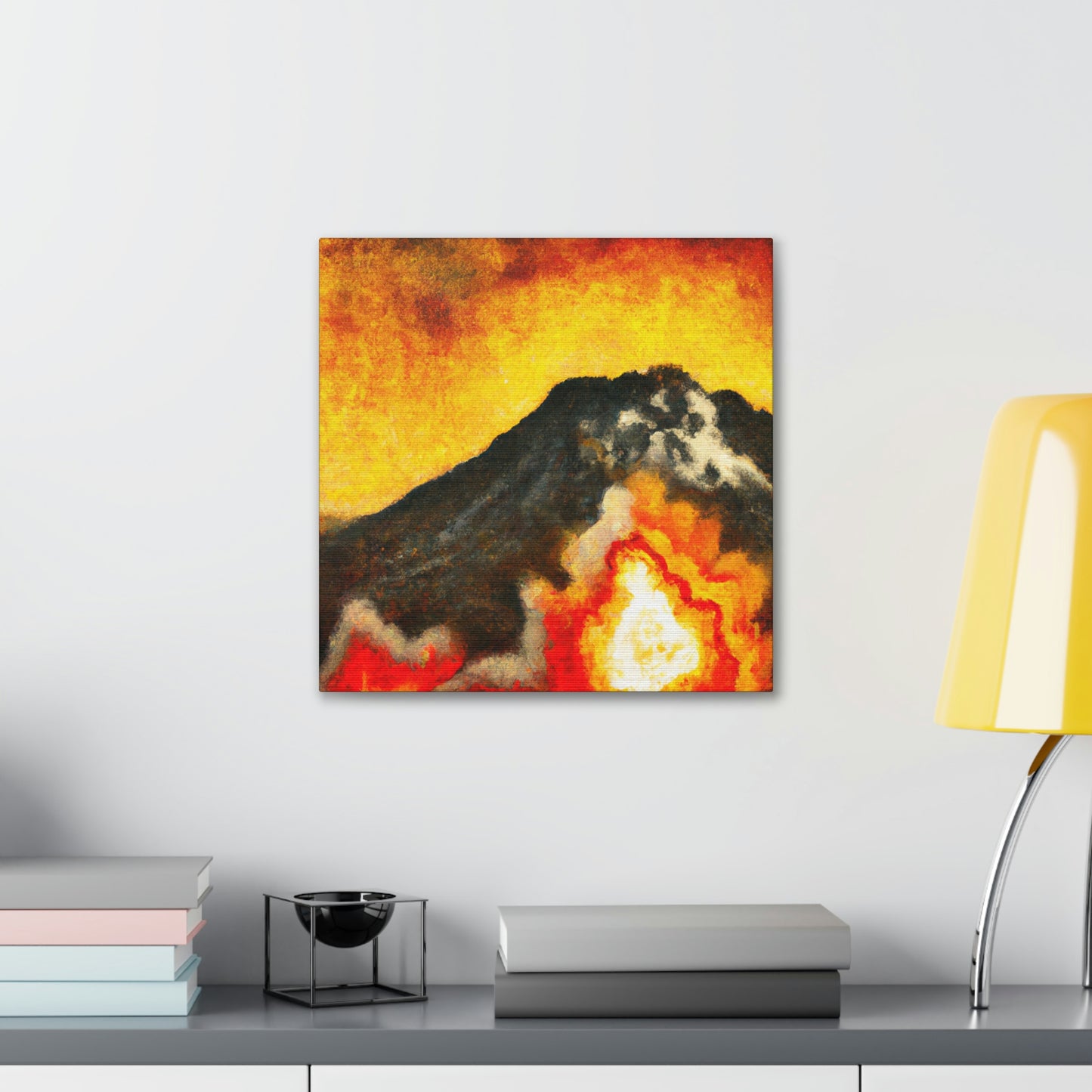 Volcanic Inferno Blaze - Canvas