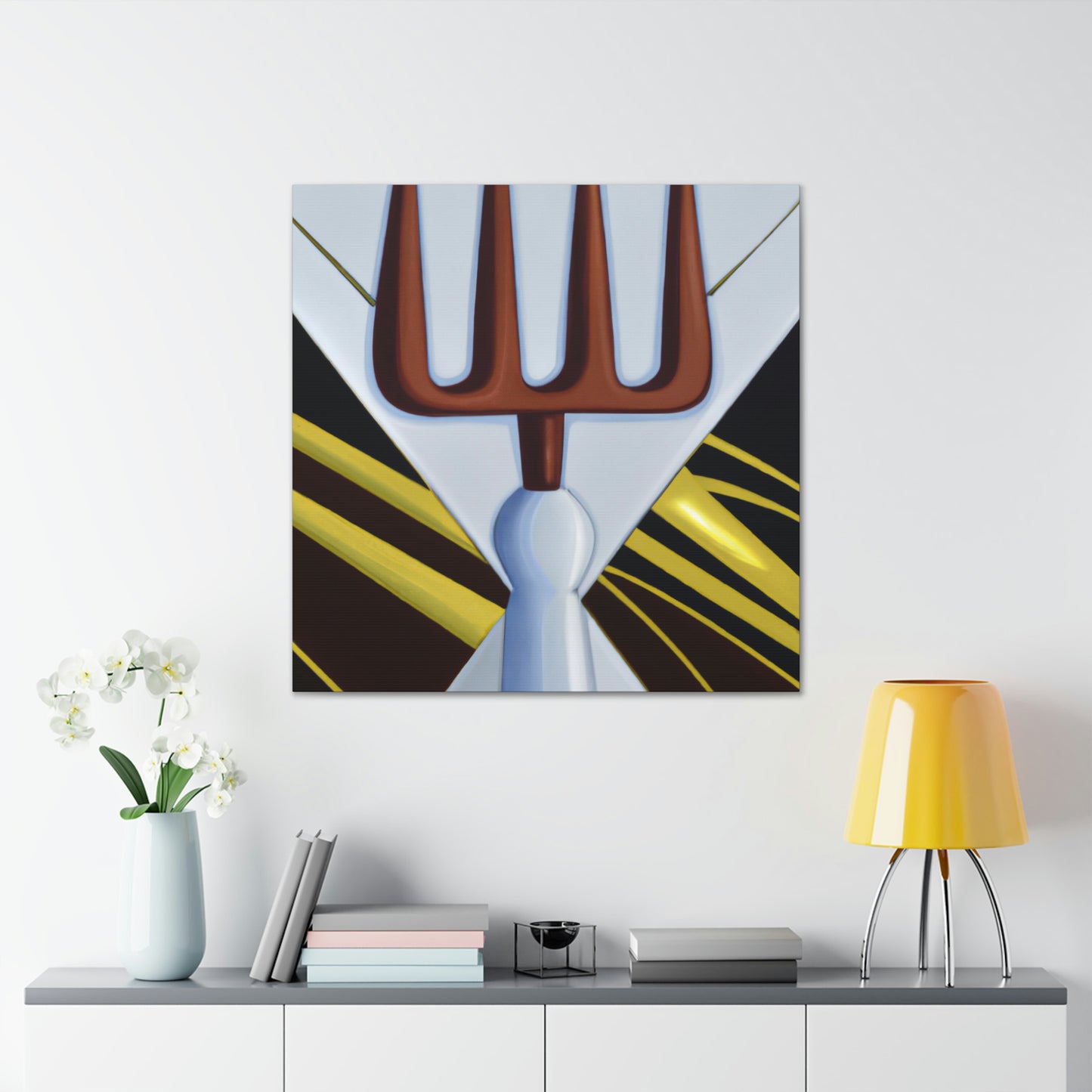 Golden Age Pitchfork Shine - Canvas