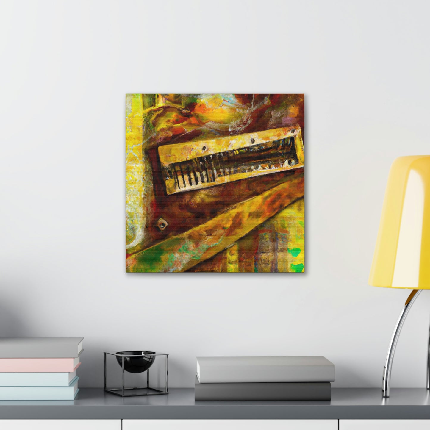 Harmonica Melody Music - Canvas