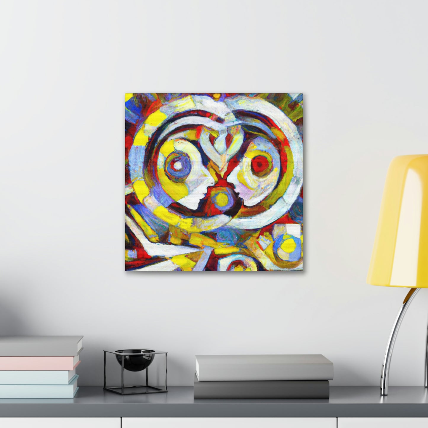 "Love's Celestial Embrace" - Canvas