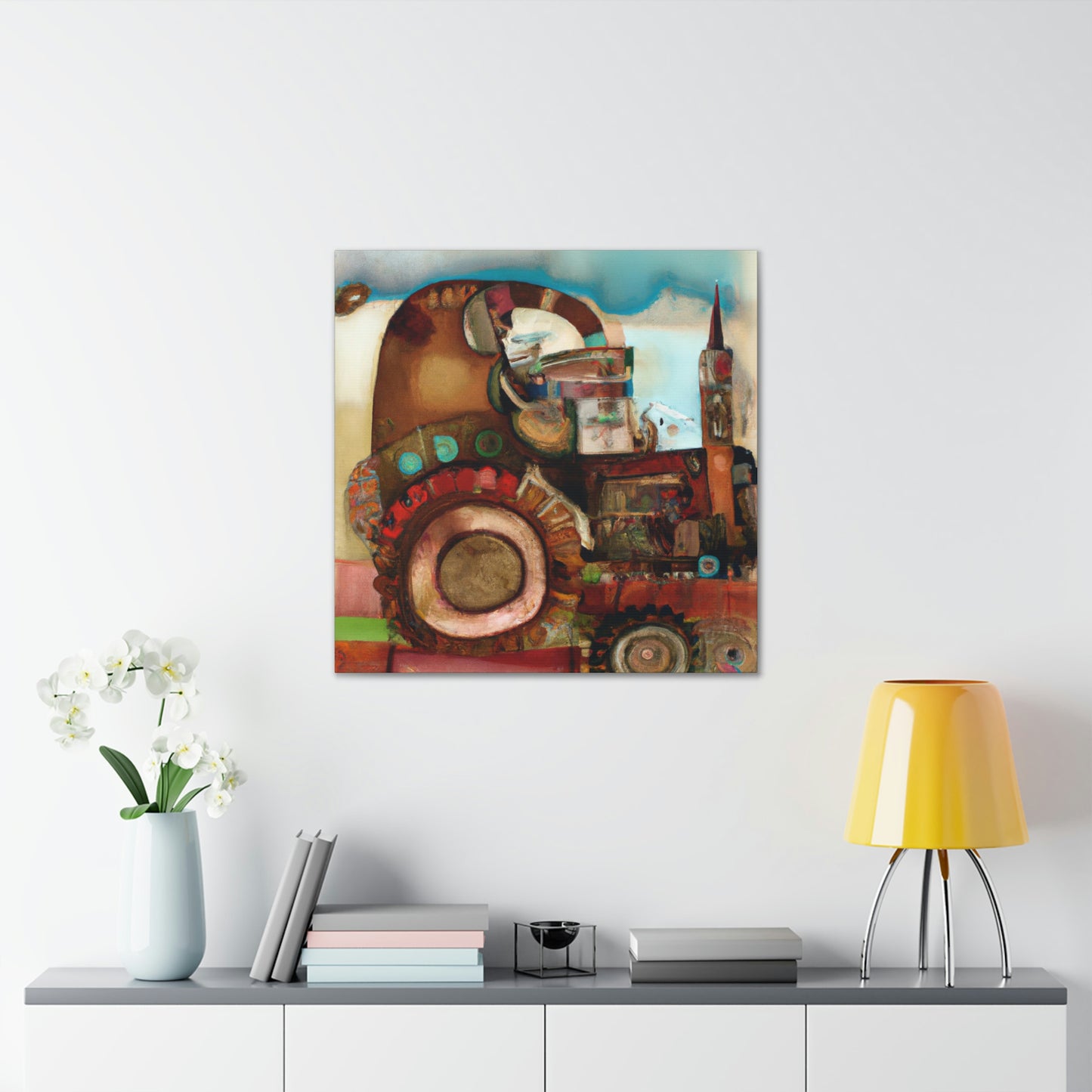 Tractor in Progressions - Canvas